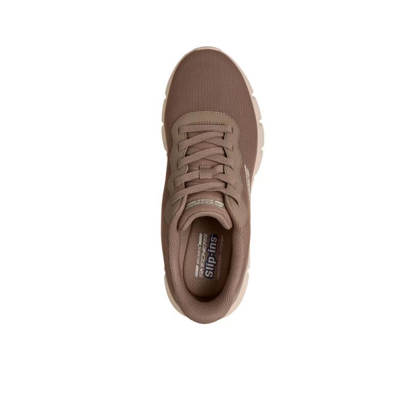 Zapatillas para Mujer Skechers Bobs sport Beige 5/7