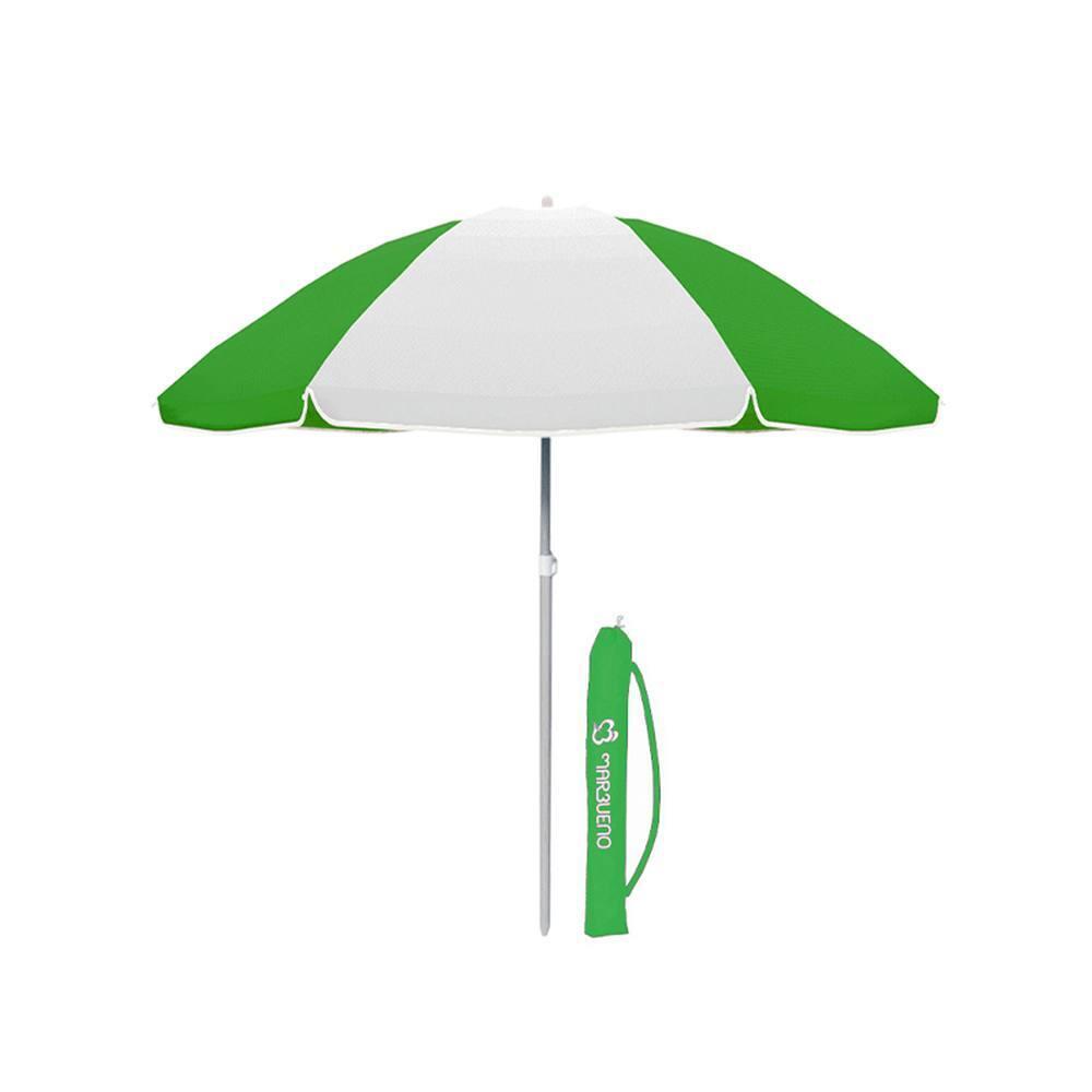 Sombrilla Oxford Marbueno 200 cm Verde Jardín Playa 2/2