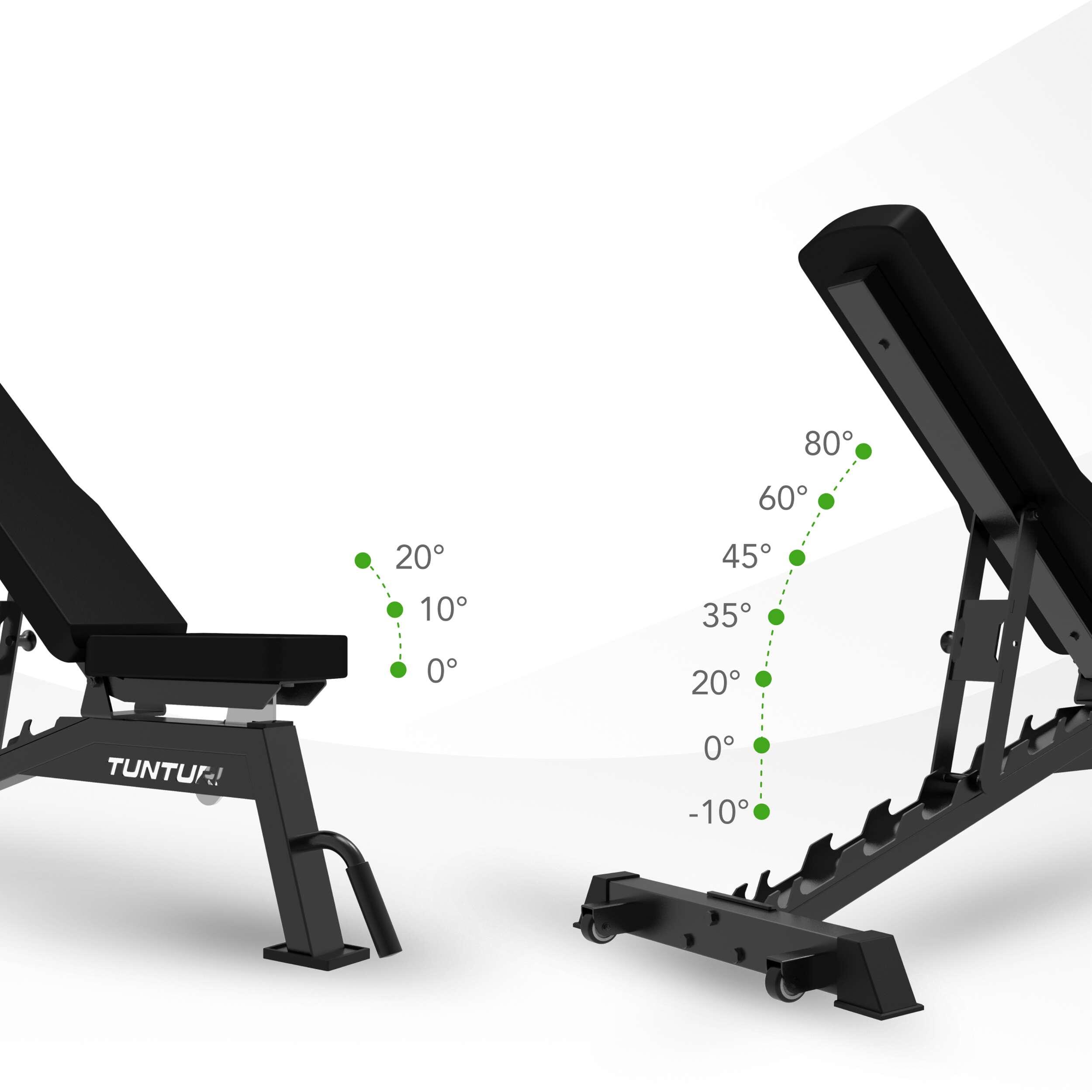 Banc à haltères réglable – Charge maximale 250 kg – Banc à haltères ergonomique 2/7