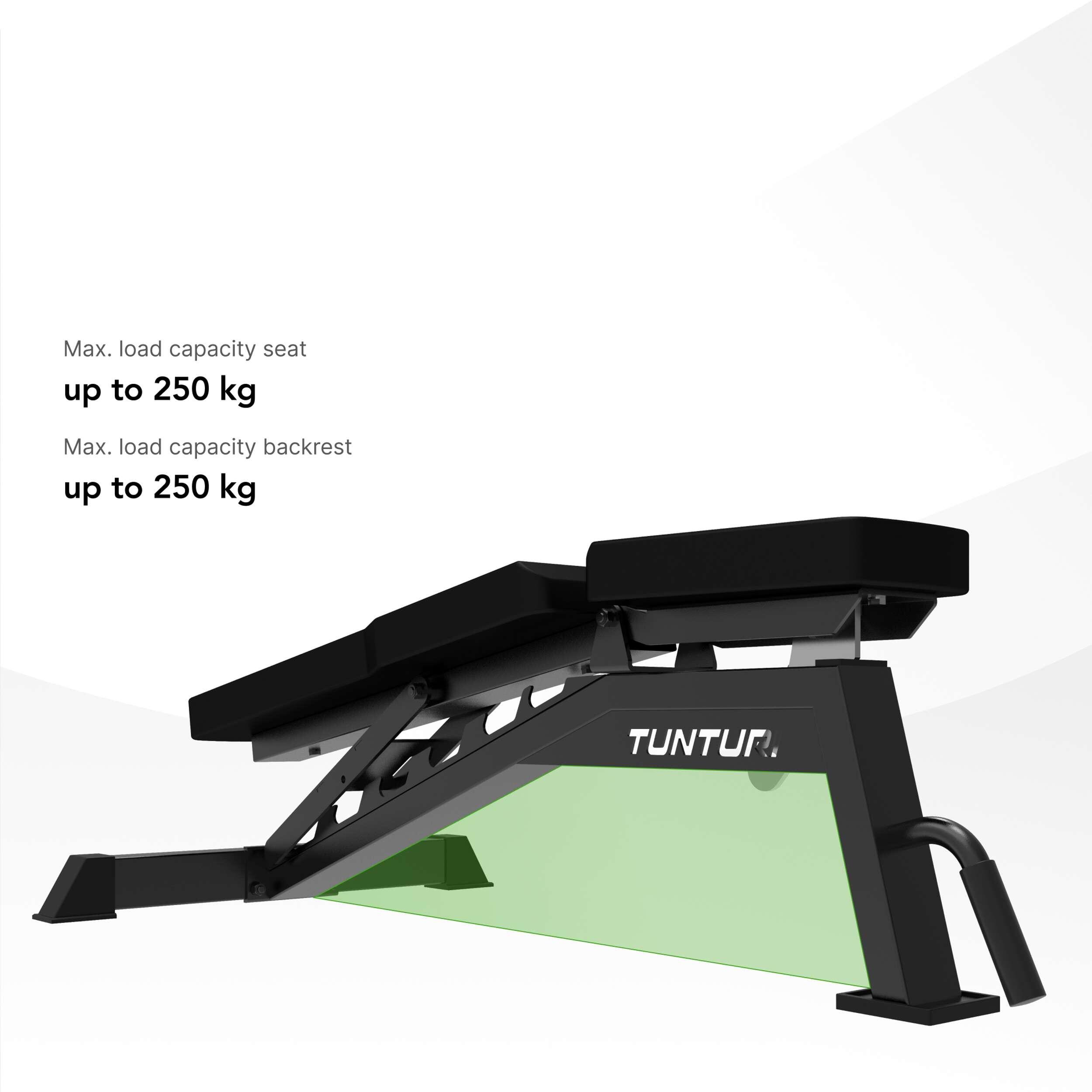 Banc à haltères réglable – Charge maximale 250 kg – Banc à haltères ergonomique 3/7