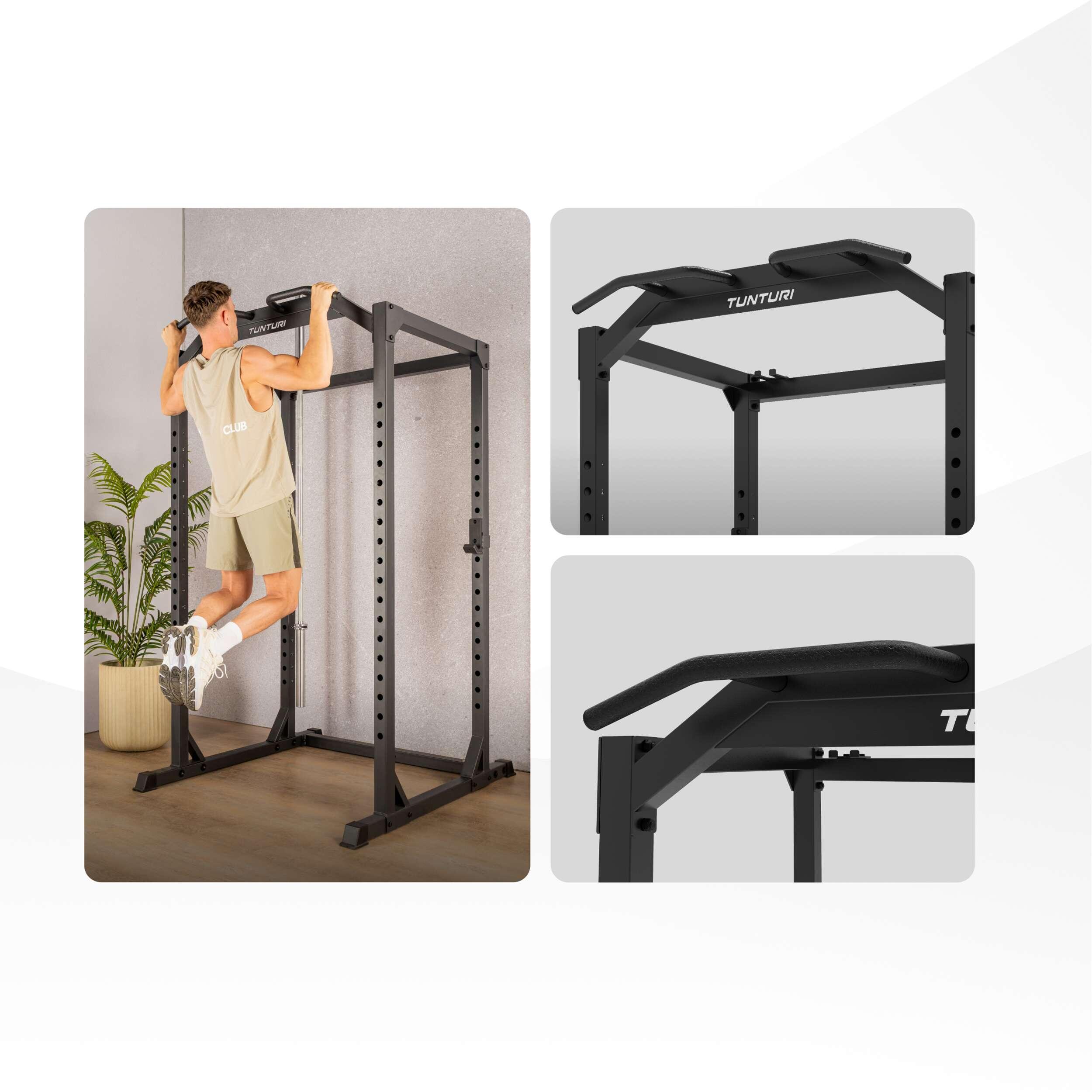 Power Rack Station de musculation – Homegym à poids libres – Charge maximale 300 5/7