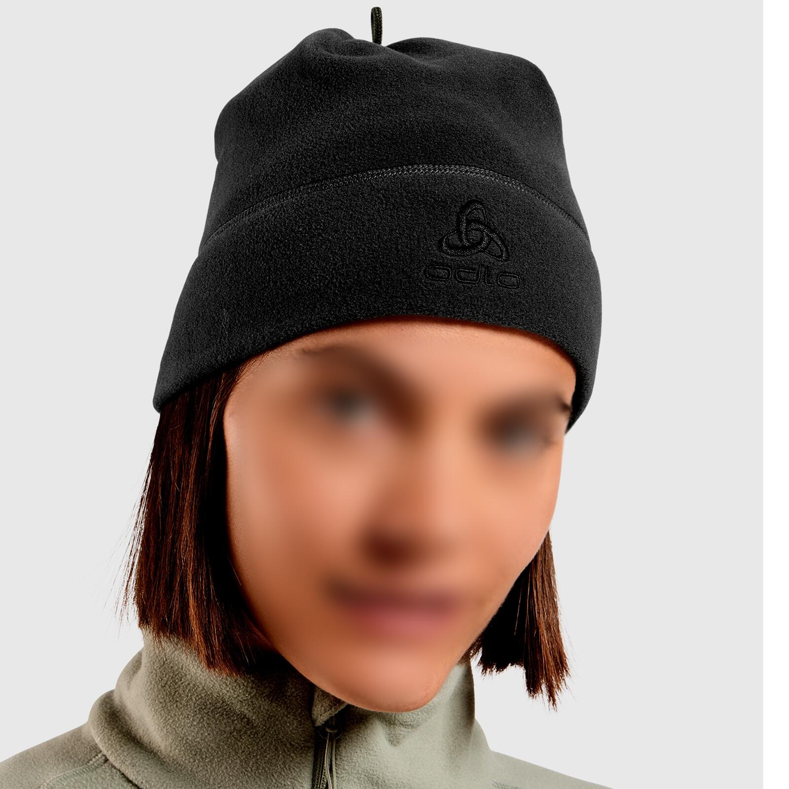 Bonnet Odlo Microfleece Warm Eco Noir 5/6