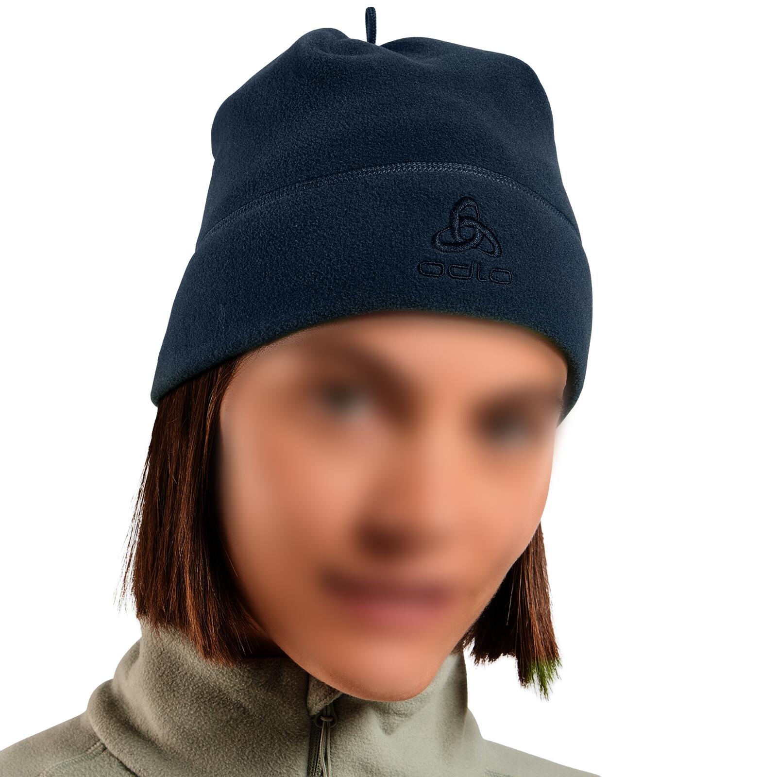 Bonnet Odlo Microfleece Warm Eco Bleu unisex 5/6