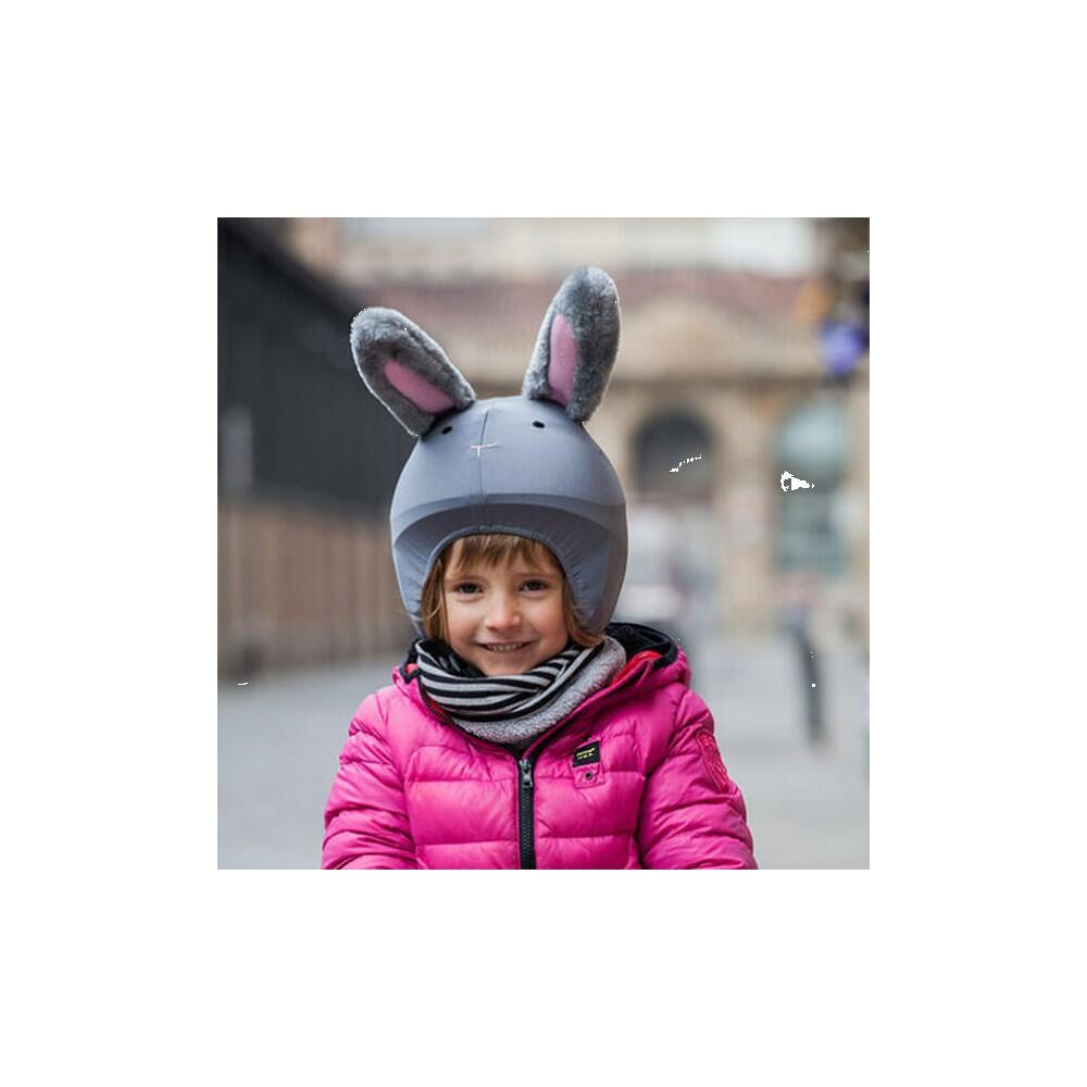 Housse de casque fantaisie avec fourrure - Coolcasc - Noir - Taille unique 3/3
