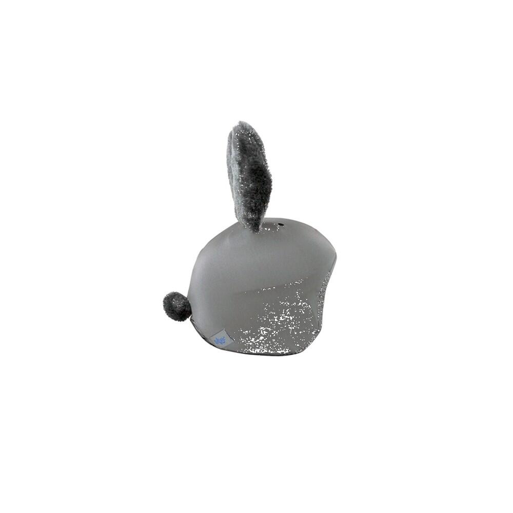 Housse de casque fantaisie avec fourrure - Coolcasc - Noir - Taille unique 2/3