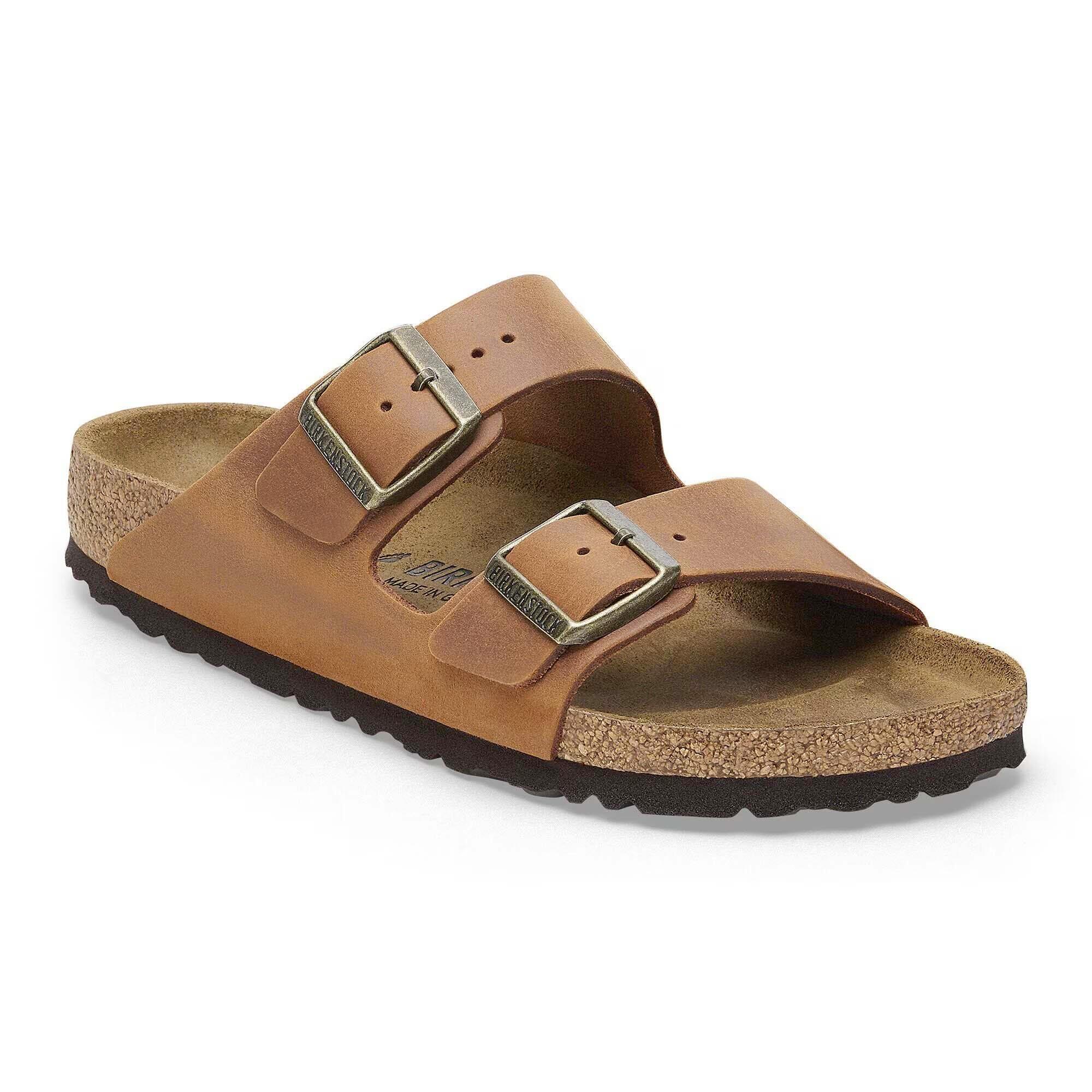 Birkenstock Sandalen Arizona, Geolied Leer Volwassenen 2/5