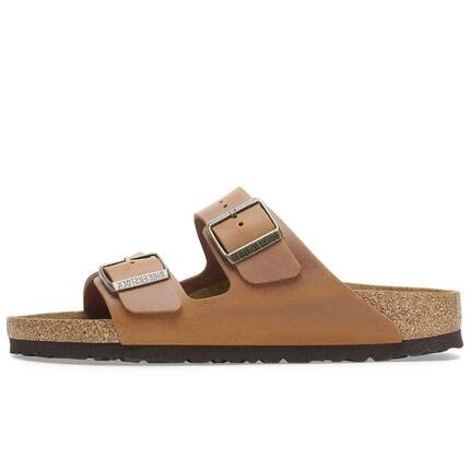Birkenstock Pantoletten Arizona, Geöltes Leder Erwachsene