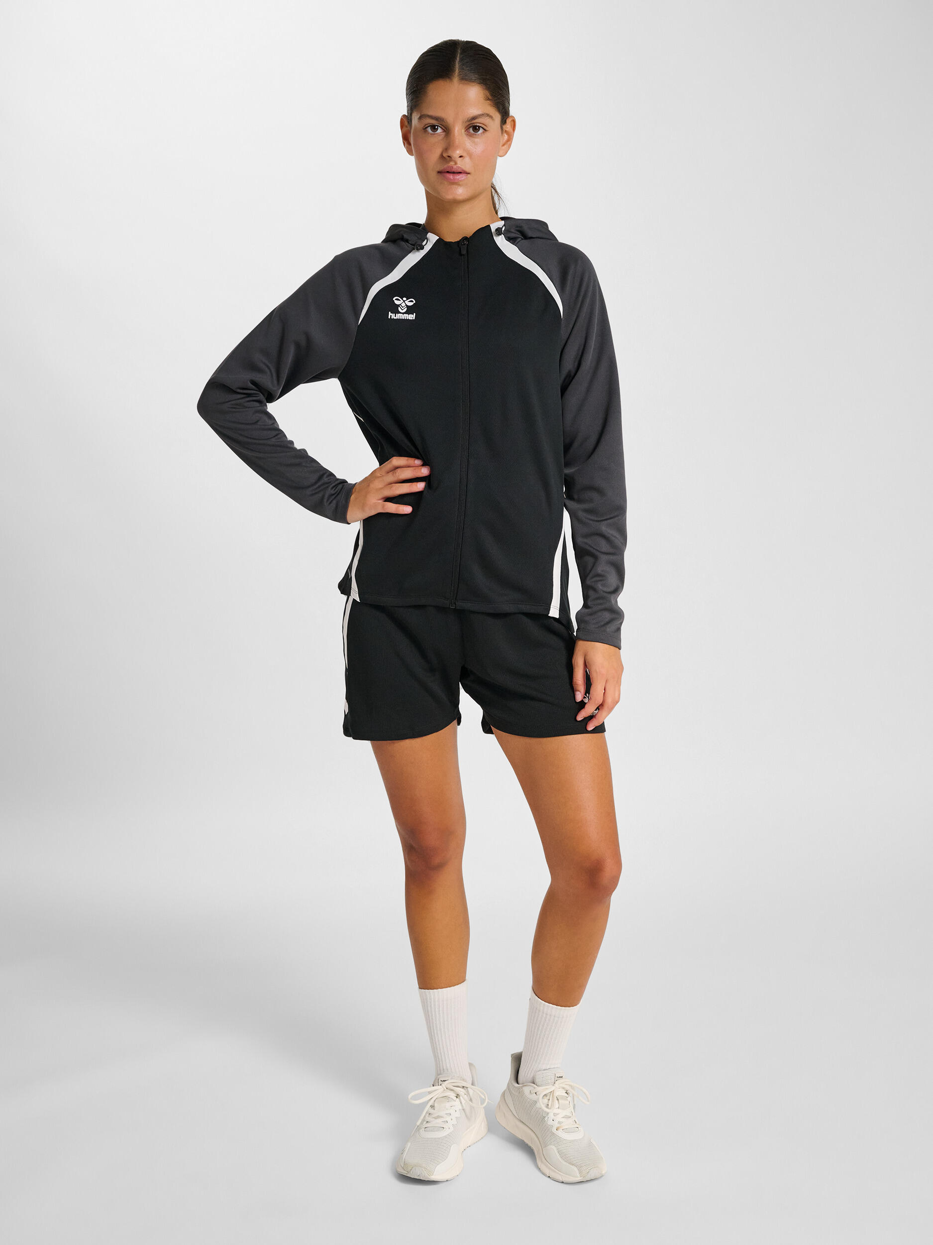 Casaco de desporto com capuz e fecho éclair para mulher Hummel Lead 2.0 3/7