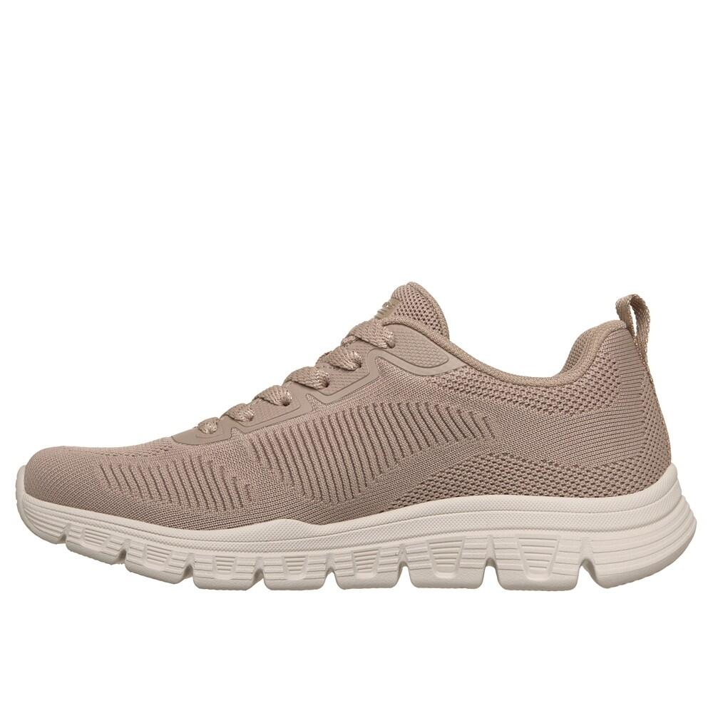Y Ligera Baskets FEMME Skechers Bobs Lite tissu GRIS 7/7