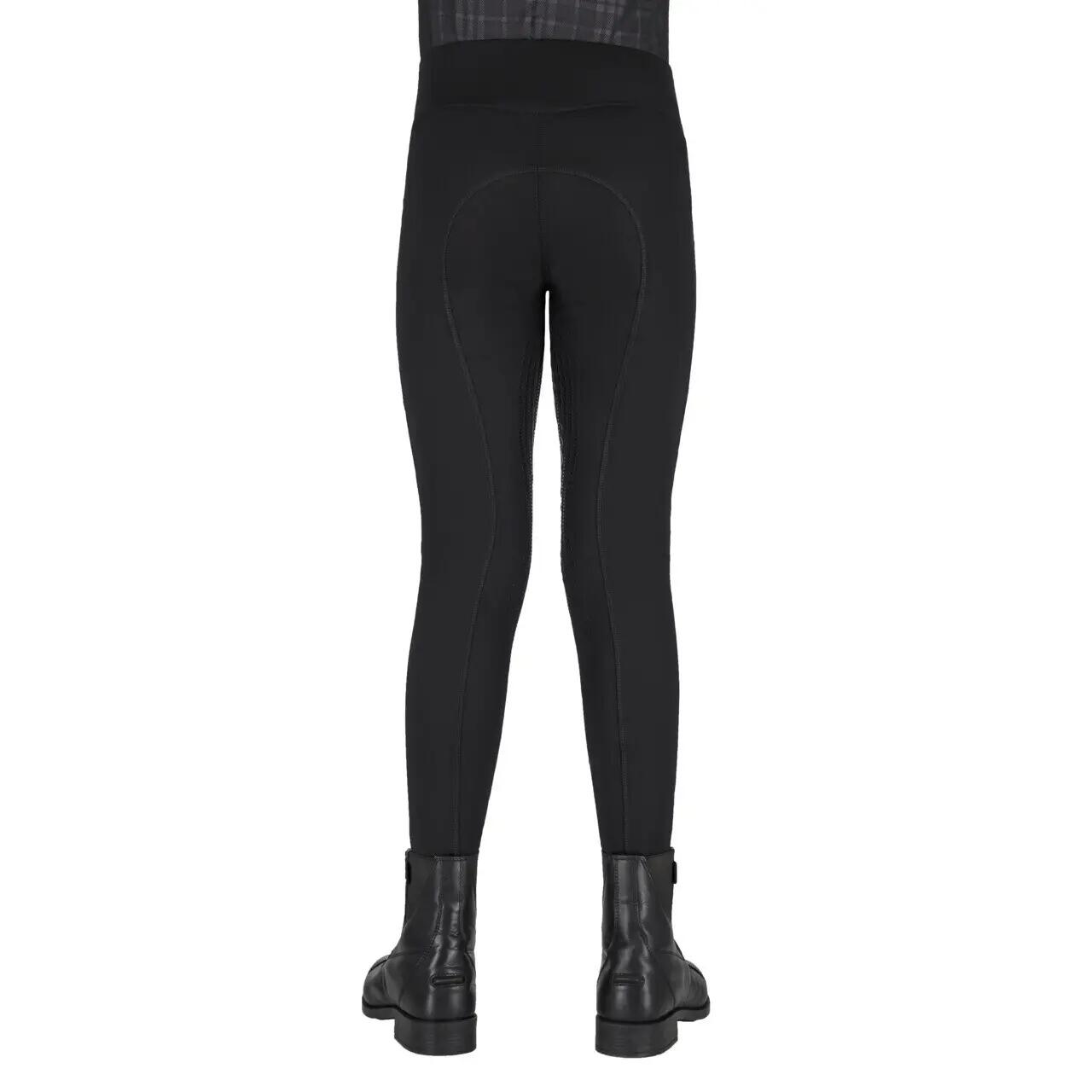 Legging équitation full grip fille QHP Zahra 2/7