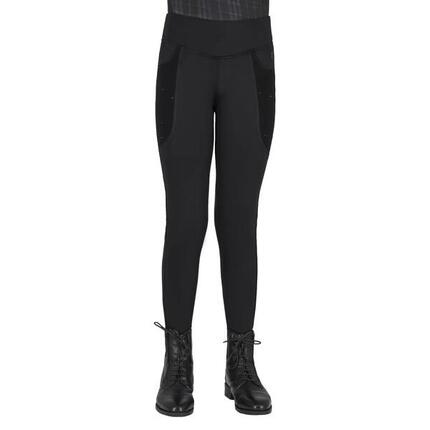 Legging équitation full grip fille QHP Zahra
