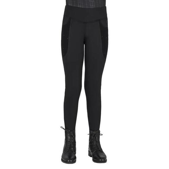 Legging équitation full grip fille QHP Zahra