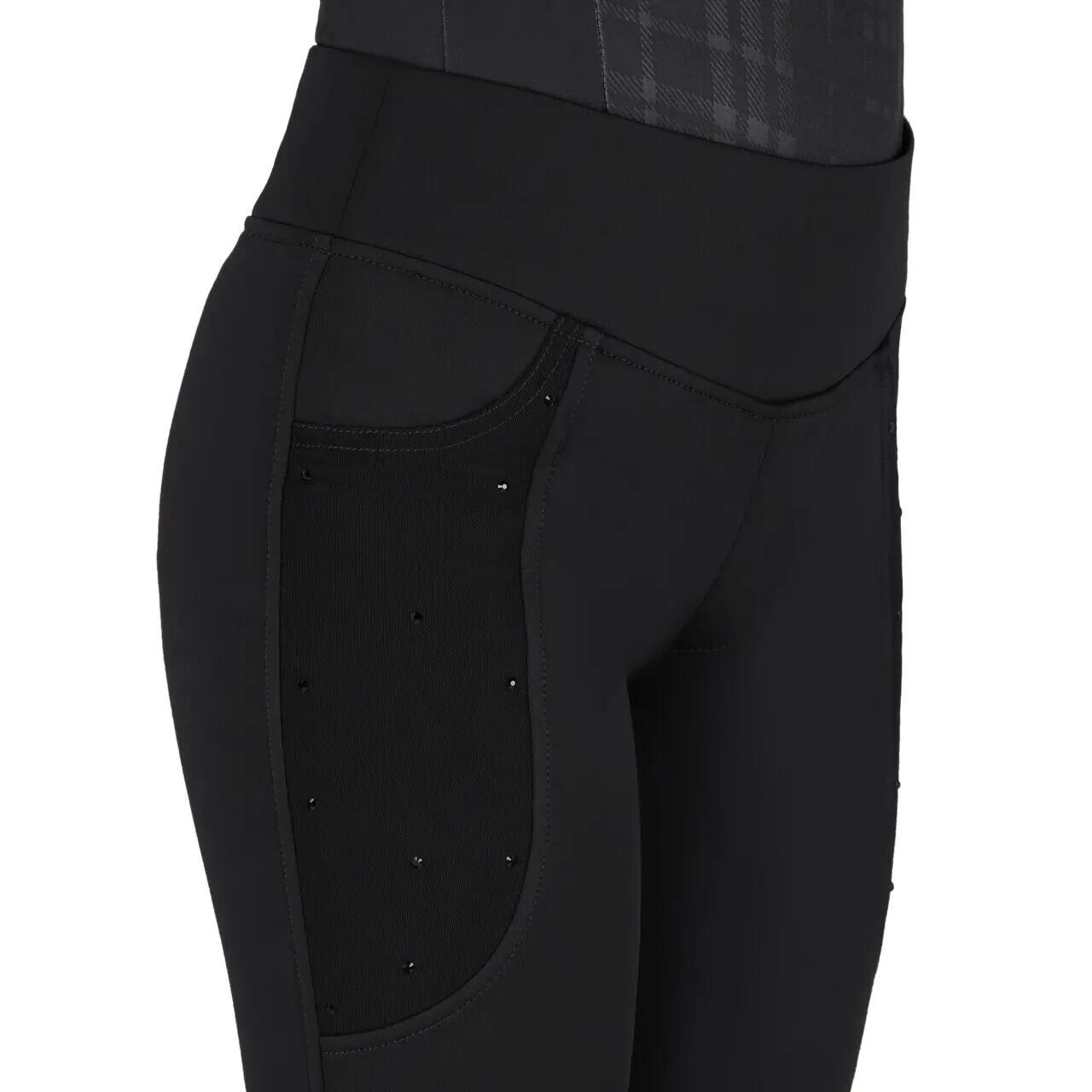Legging équitation full grip fille QHP Zahra 6/7