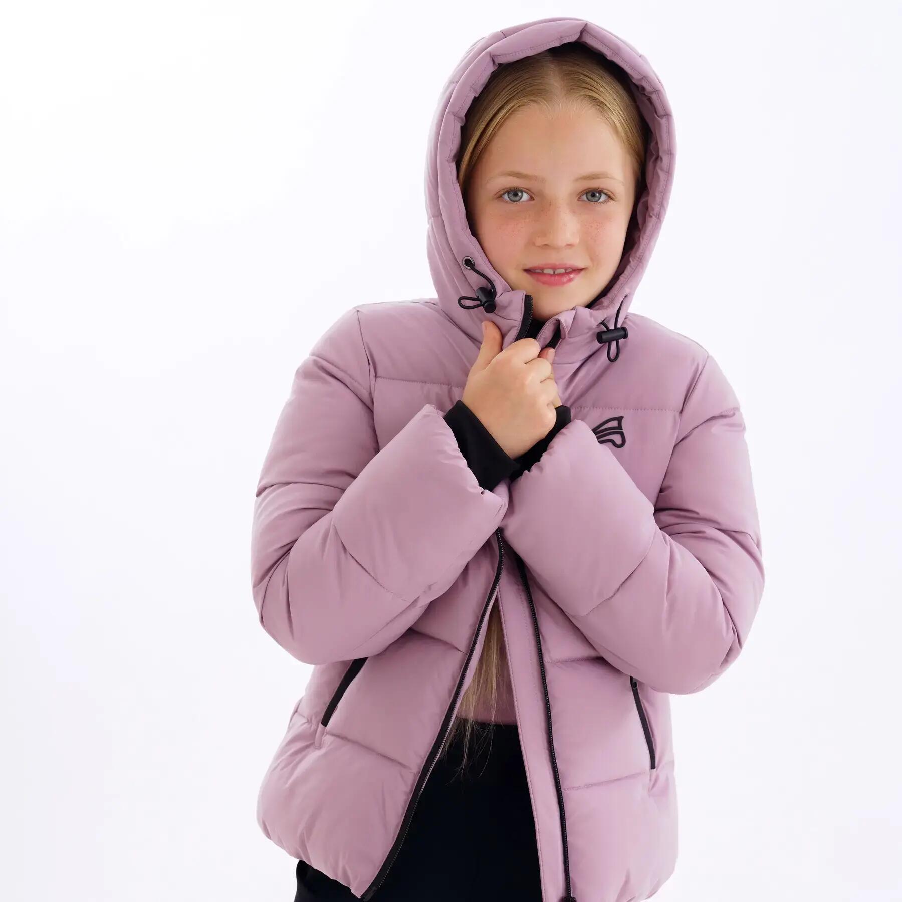 Mädchen-Daunenjacke  mit Kapuze Euro-Star Camie 3/3
