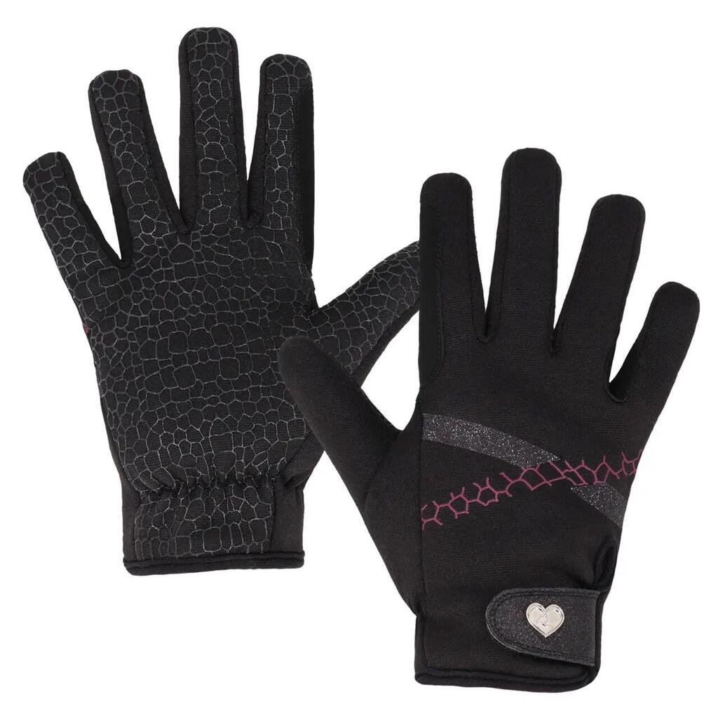 Riding gloves for children QHP Lize