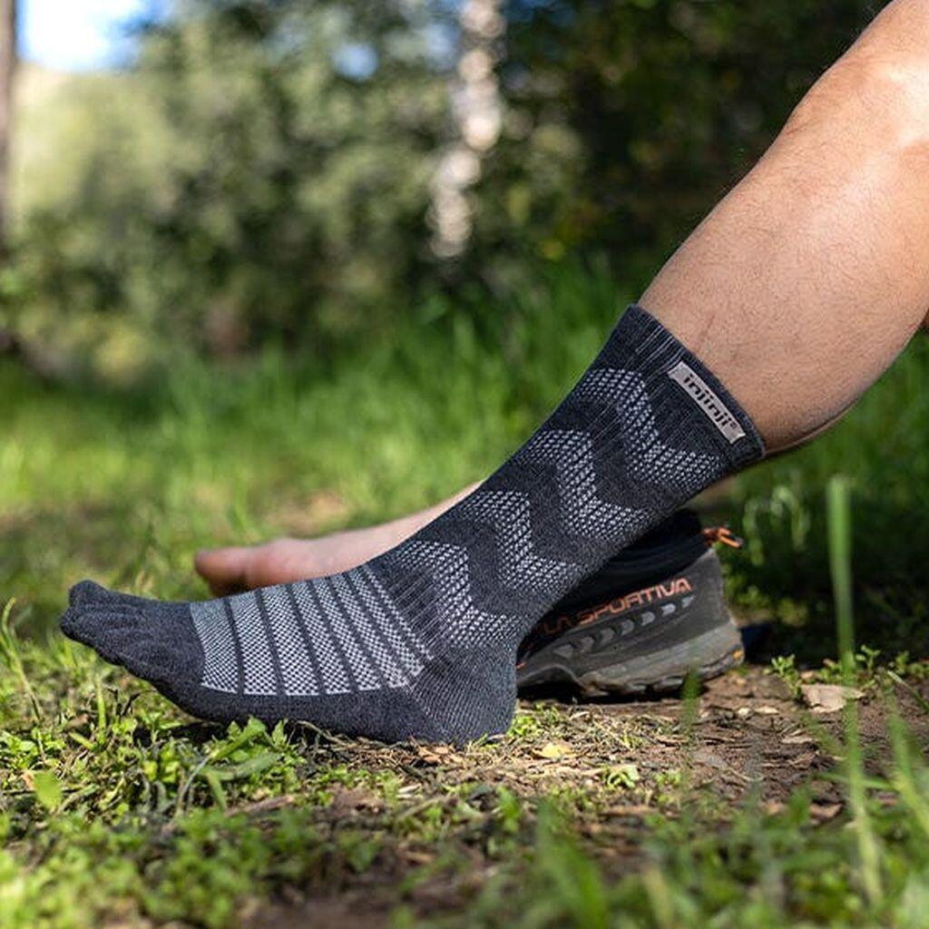 Chaussettes de trail Injinji Crew Wool 2/4