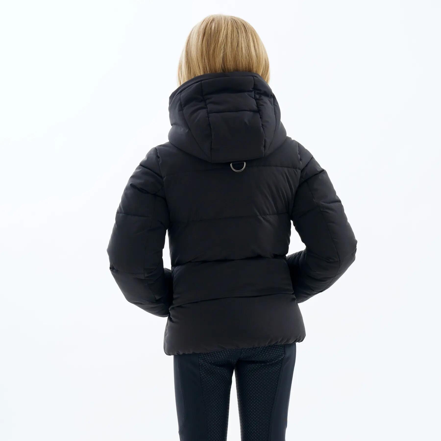 Mädchen-Daunenjacke  mit Kapuze Euro-Star Camie 3/4