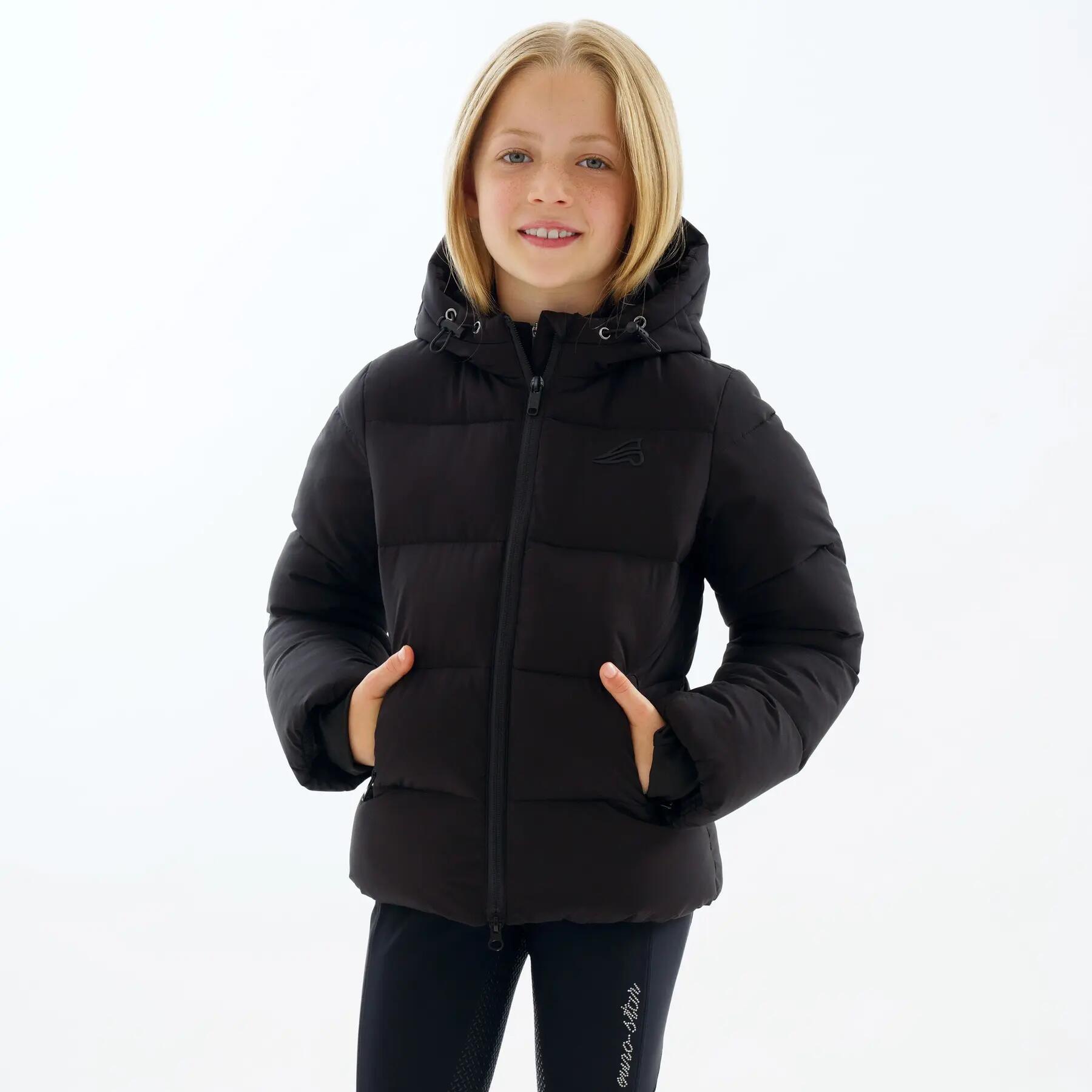 Mädchen-Daunenjacke  mit Kapuze Euro-Star Camie 2/4