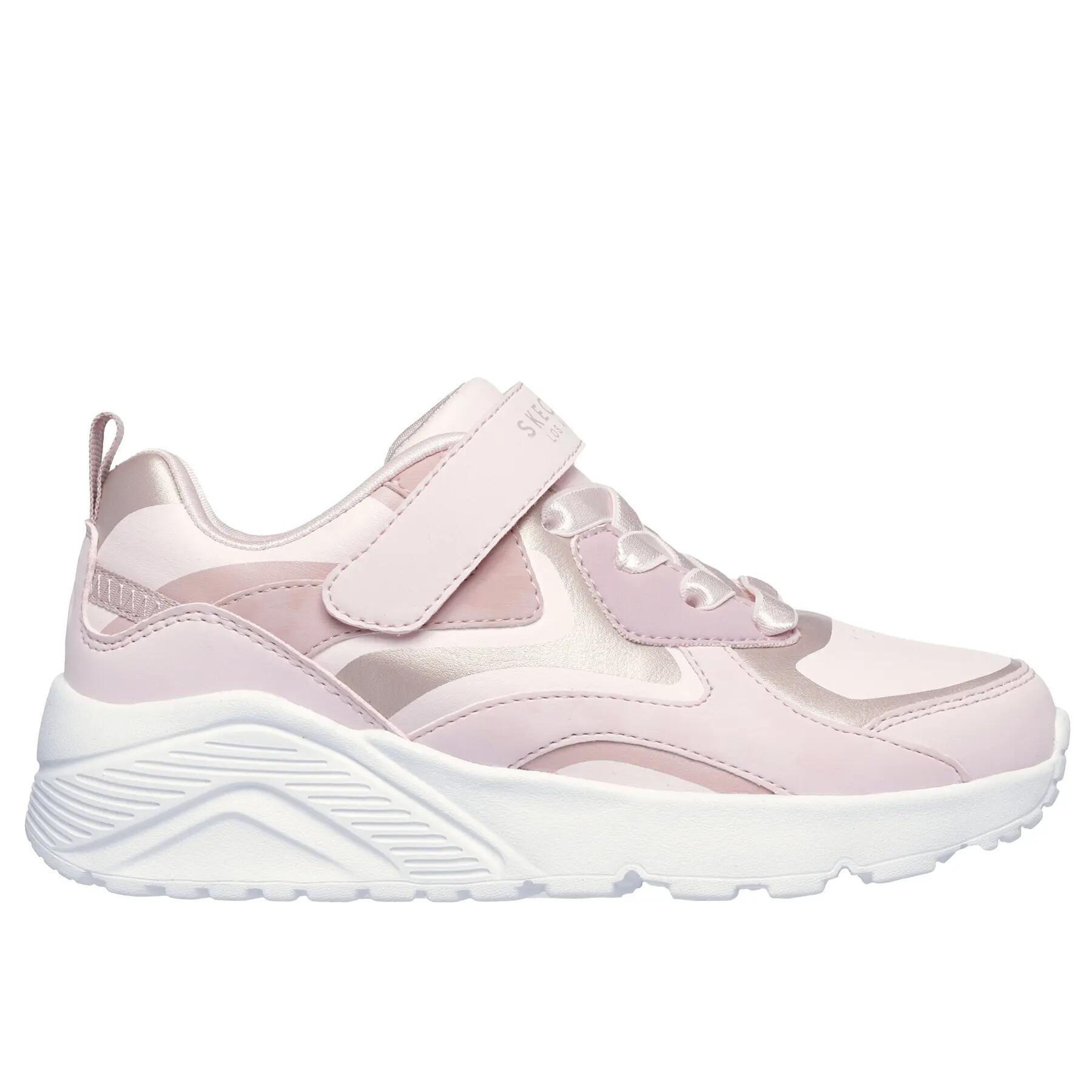 Skechers - Baskets Fille Skechers Uno Lite Metallic Burst - Baskets - Gris - Decathlon