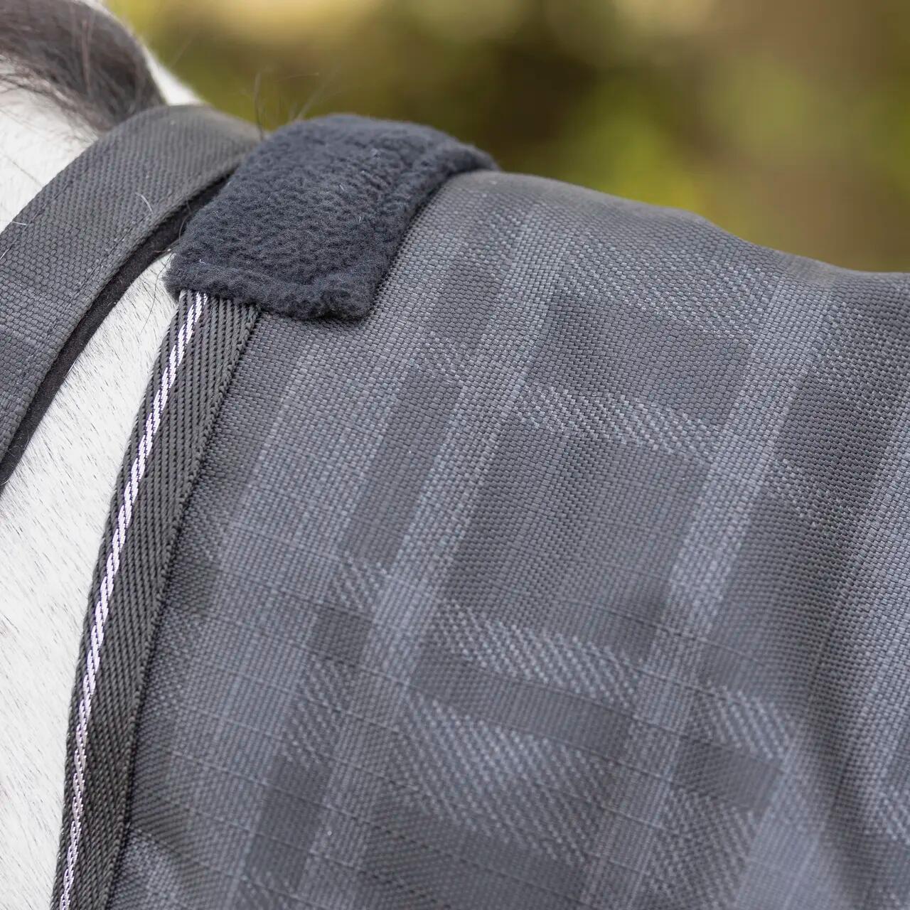 Couverture avec cou pour cheval QHP Collection 300g 4/7