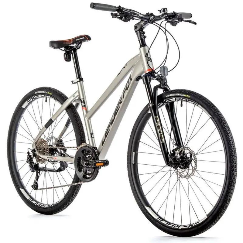 Leaderfox - Vélo Tout Terrain Femme Leader Fox Sumava 2023 28'' - Vélo Tout Terrain - Gris - Decathlon