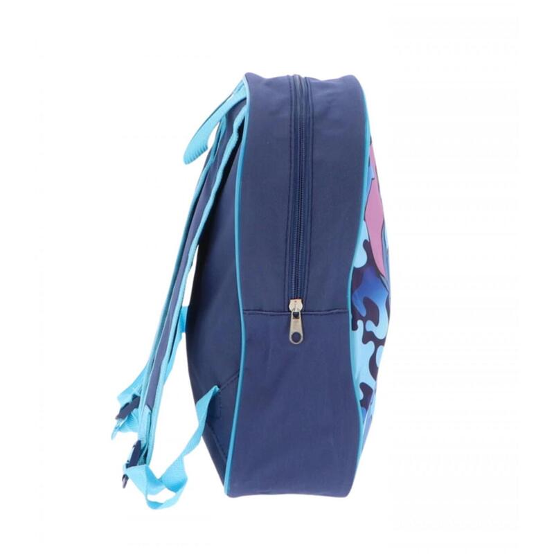 Rucsac, 30x26x10 cm, albastru, bretele ajustabile, Stitch