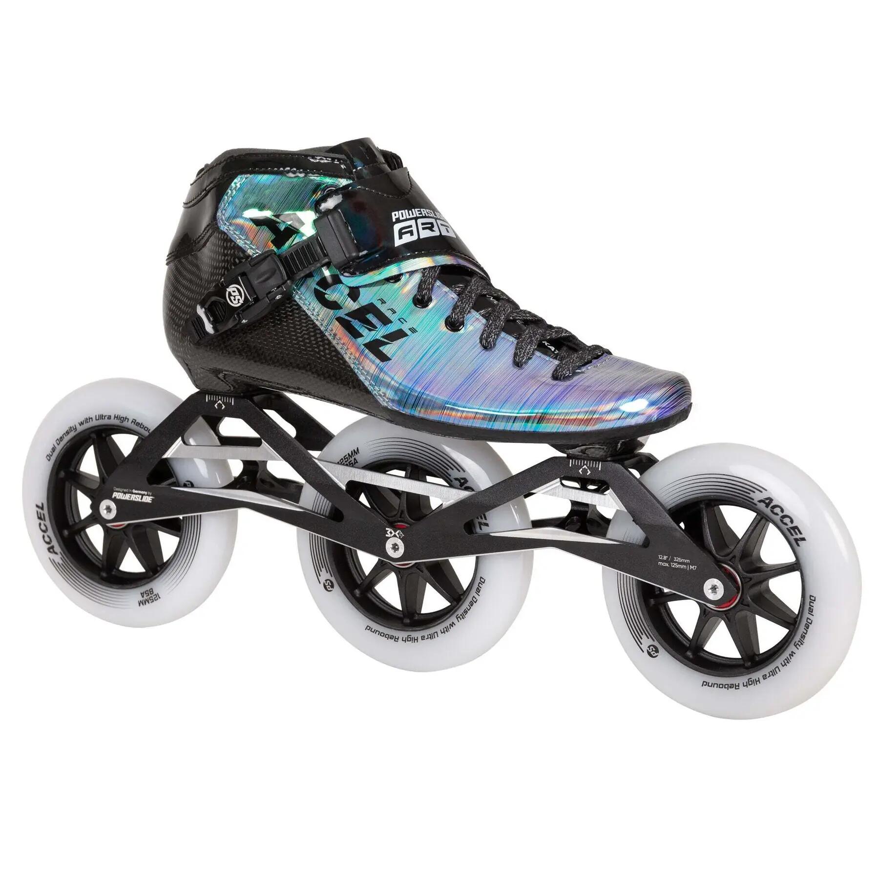 Patines de velocidad Powerslide Accel Race Reflective 125 2/5