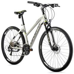 Vélo électrique VTC 28 musculaire femme Leader Fox Toscana 2022 16,5 9V