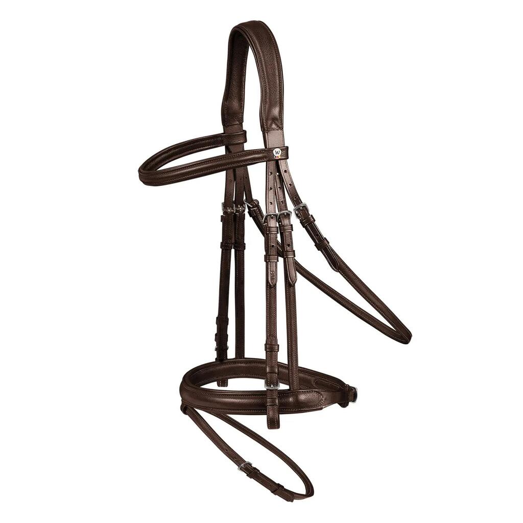 Combined riding bridle and noseband Waldhausen X-Line Supersoft