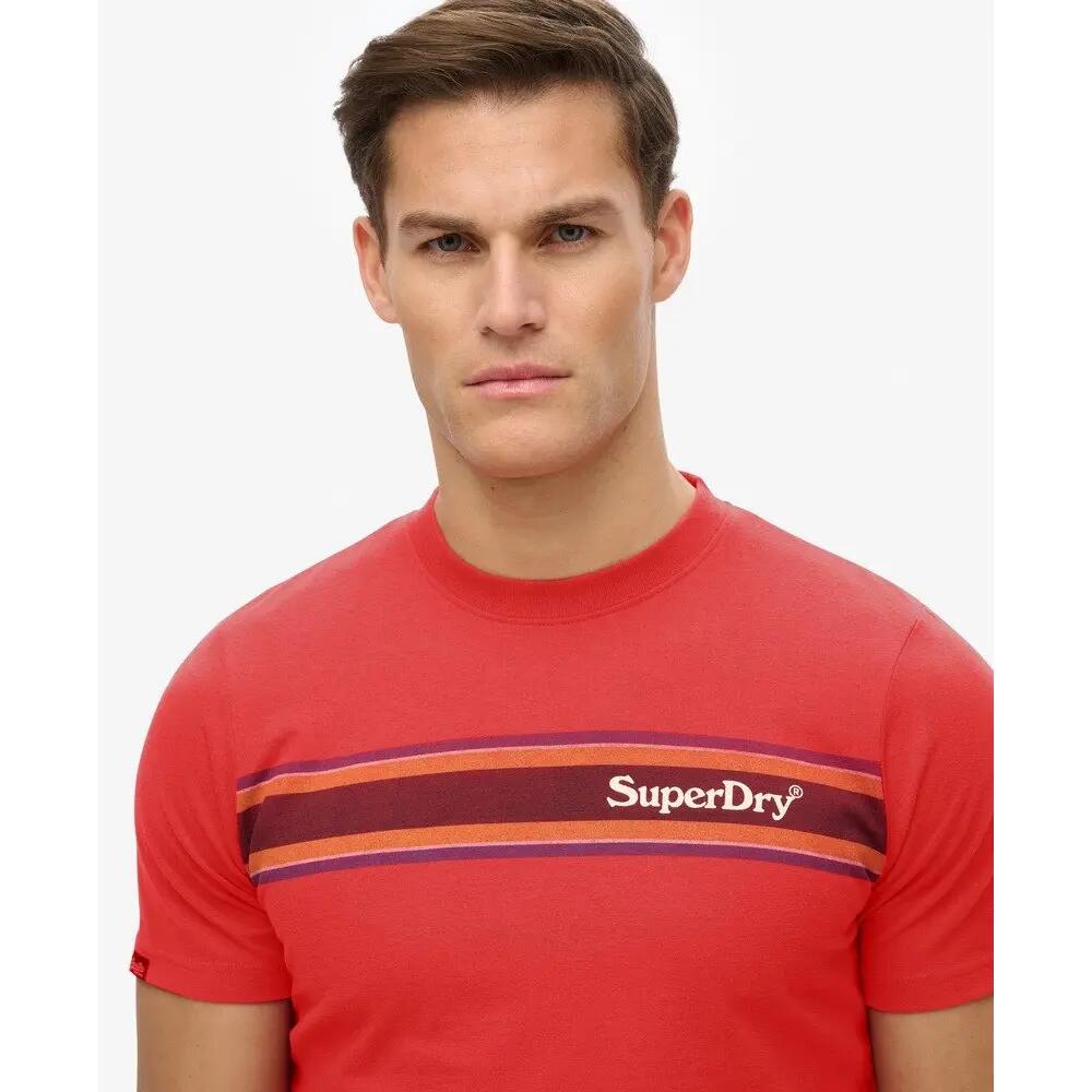T-shirt décontracté à rayures avec logo Superdry Venue 5/5