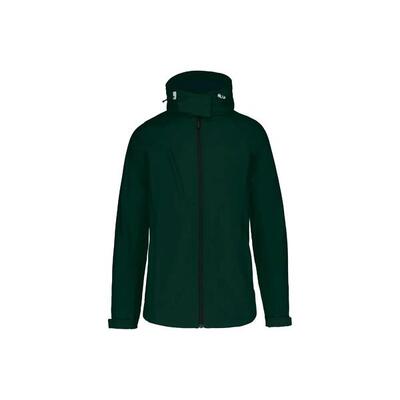 Damesjas kariban softshell à capuche amovible