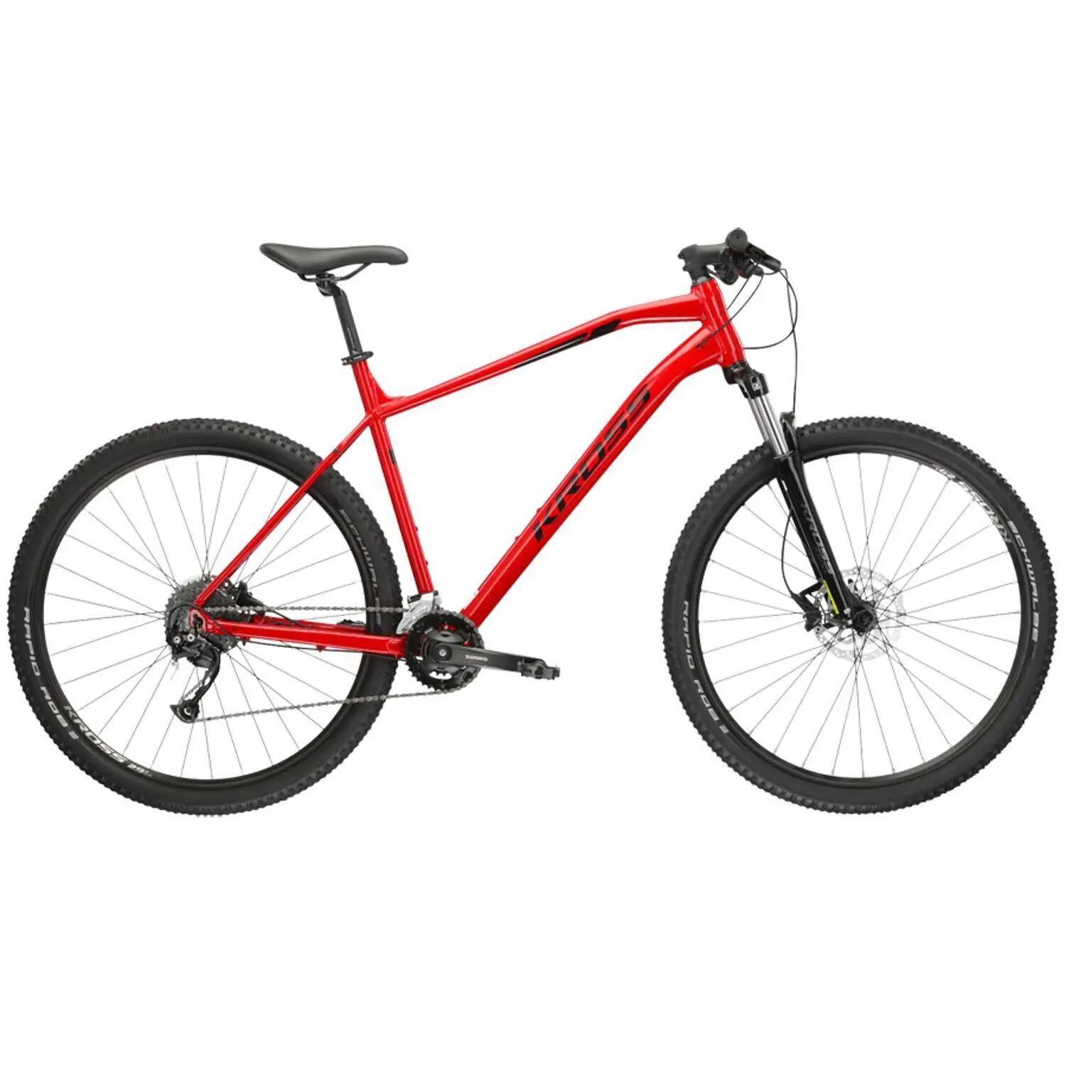 Kross - Vélo Tout Terrain Kross Level 1.0 Shimano Alivio M3100 9v - Vélo Tout Terrain - Rouge - Taille Unique - Decathlon