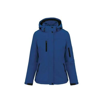 Dames softshell hoodie jack met voering kariban