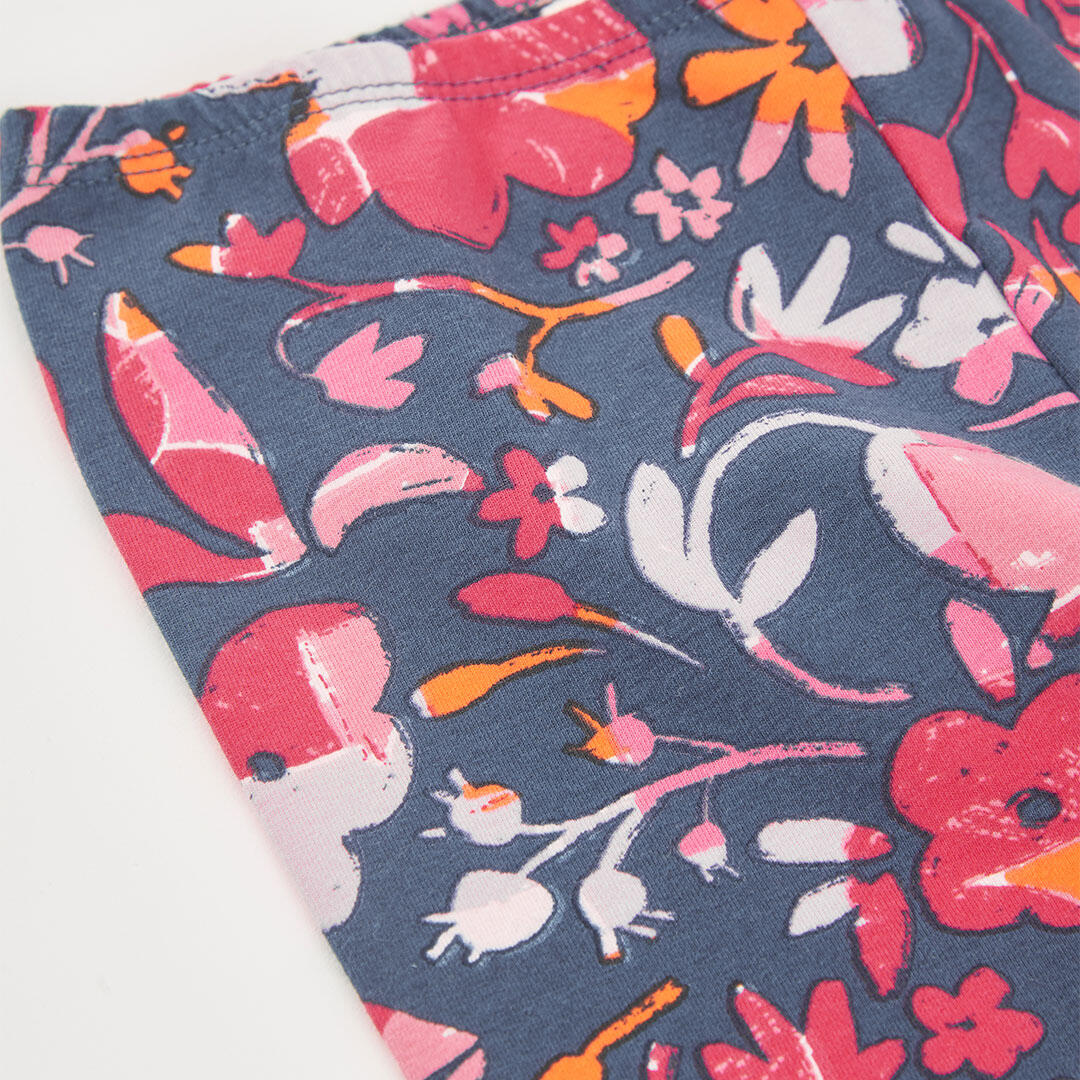 Leggings de verano de gimnasia kids niña boboli multicolor 3/4