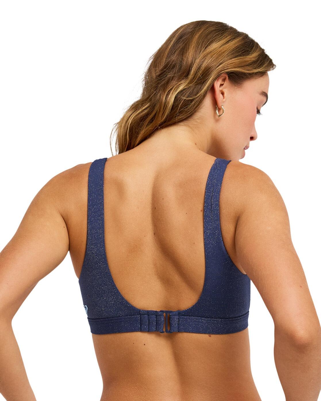 Top de bikini Bralette ROXY SHINE ELONGATED BRA Azul Mujer 2/4