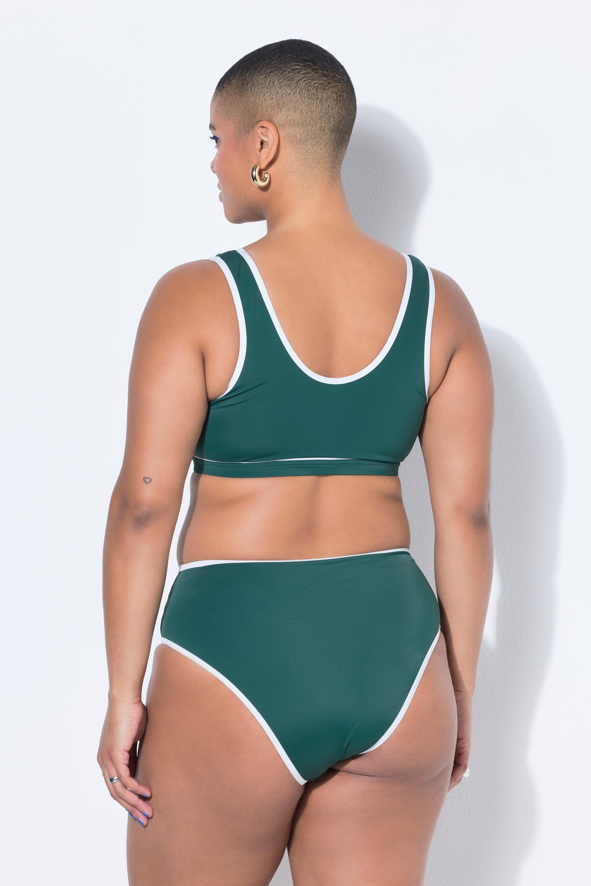 Femme Haut de bikini passepoil bonnets souples 2/4