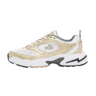 Schoen lacoste model zapatillas lacoste storm 96 2k metallic dorado voor mannen