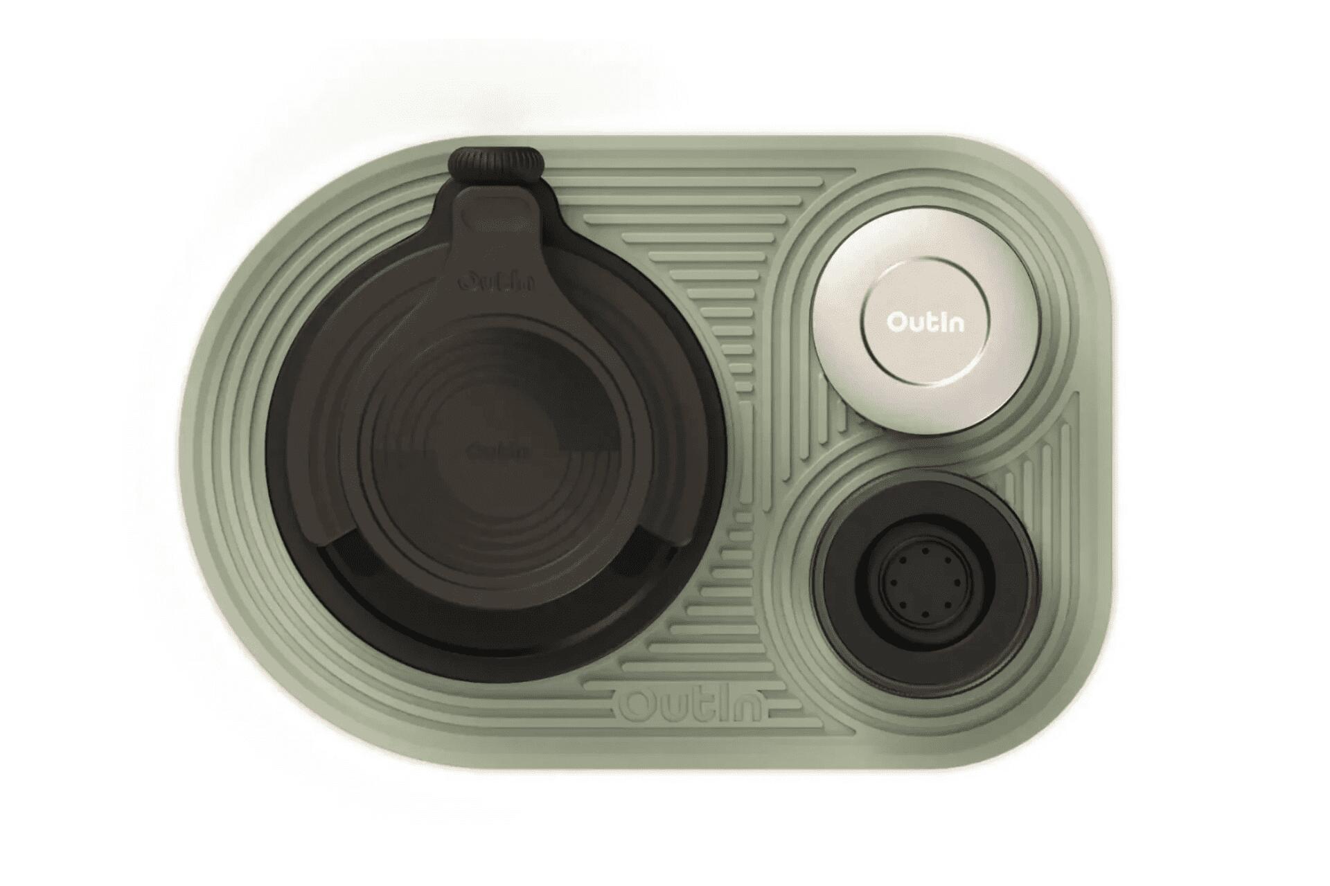Tapete de café - Tapete de silicone - Verde 3/7
