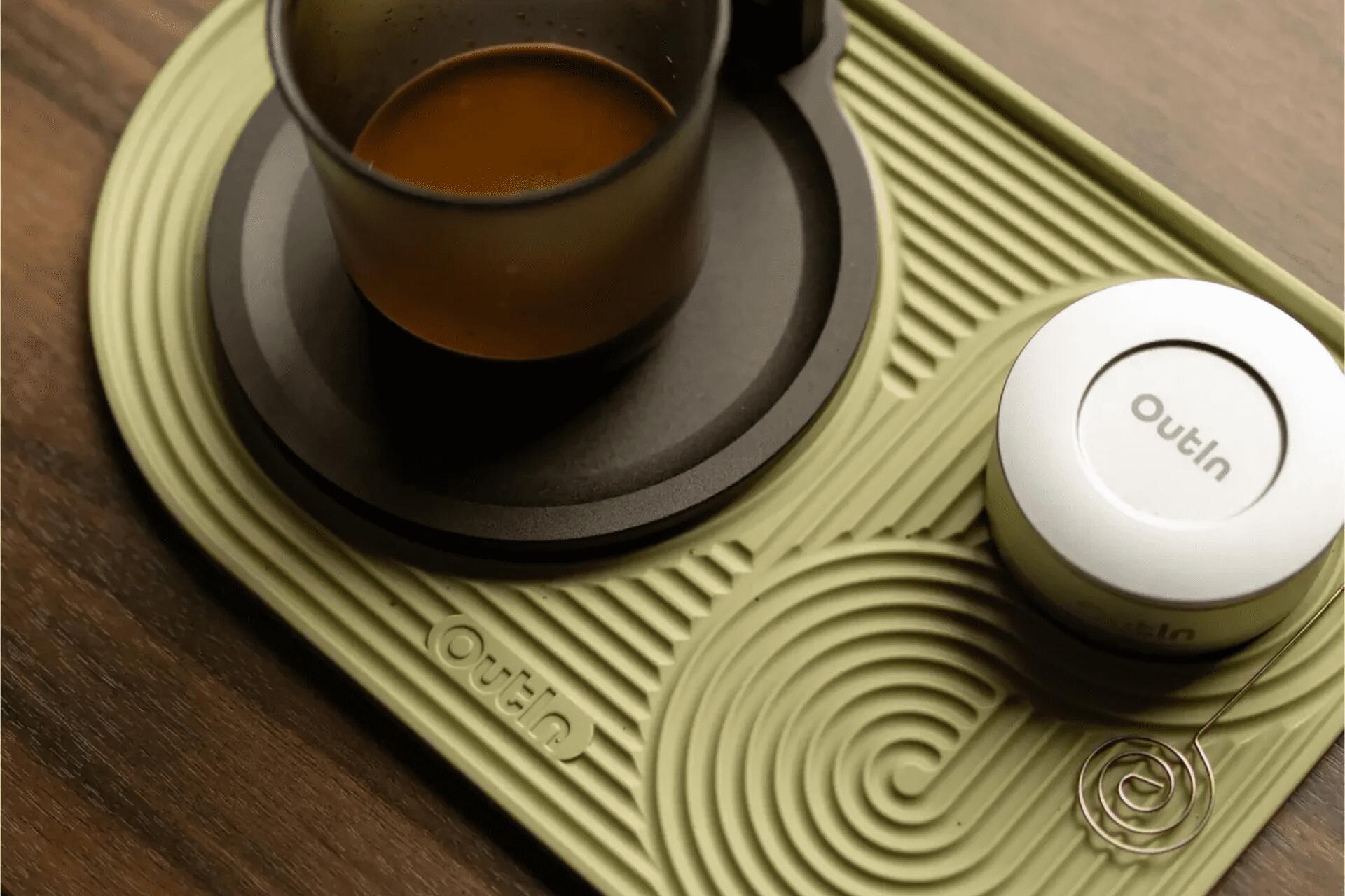 Tapete de café - Tapete de silicone - Verde 7/7