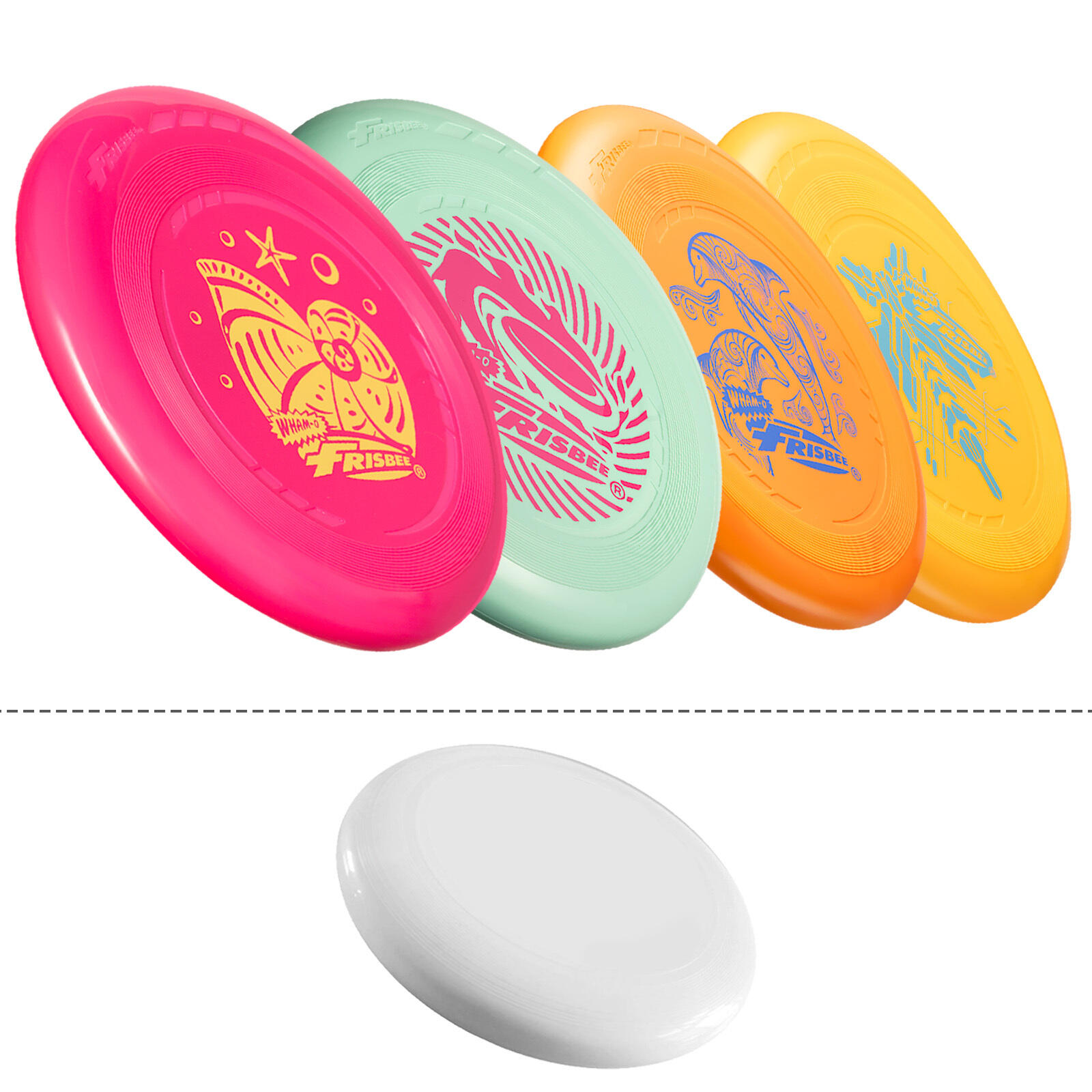 Confezione da 4 Dischi Volanti Leggeri Frisbee Go, 22,86 cm - 70 g 3/7