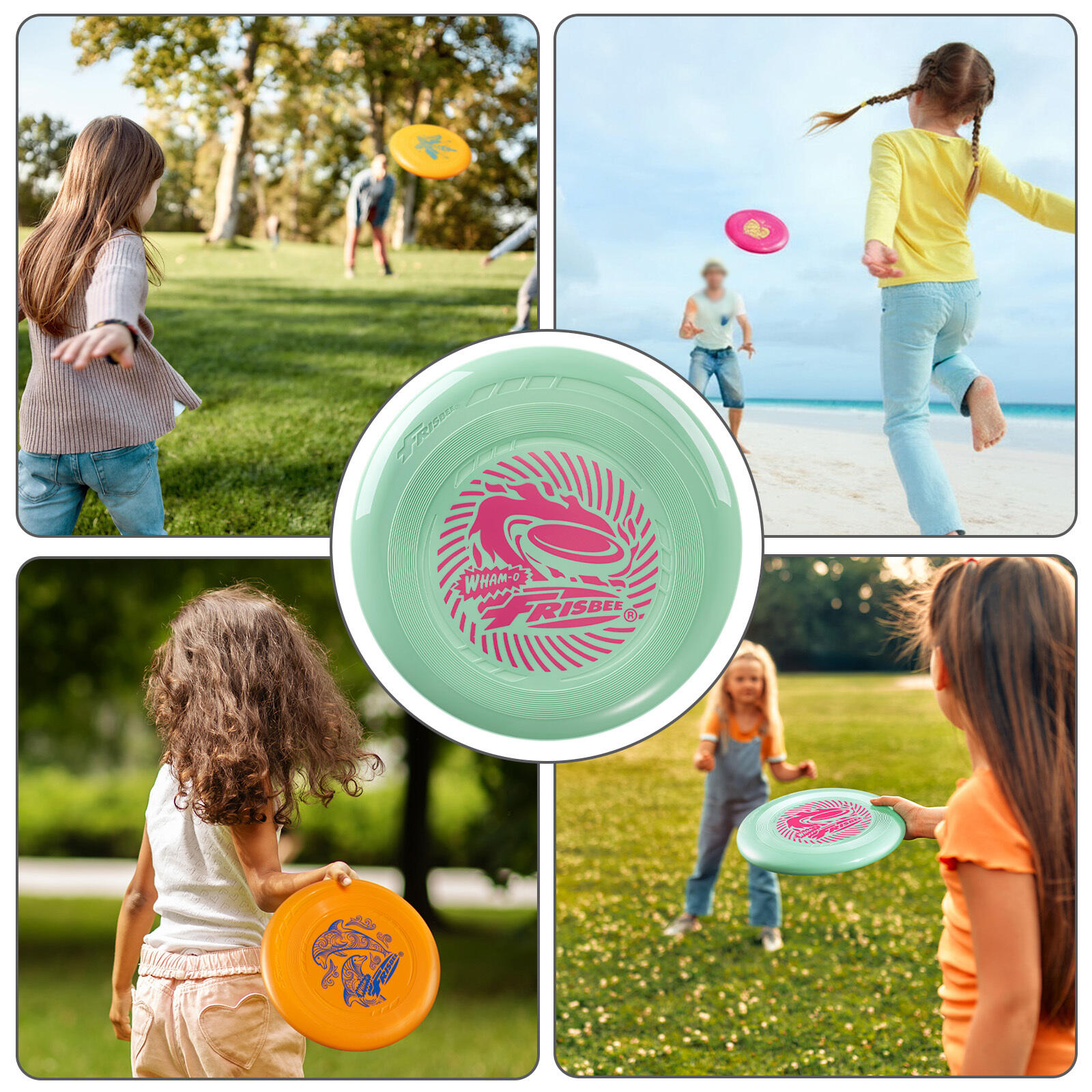 Confezione da 4 Dischi Volanti Leggeri Frisbee Go, 22,86 cm - 70 g 7/7