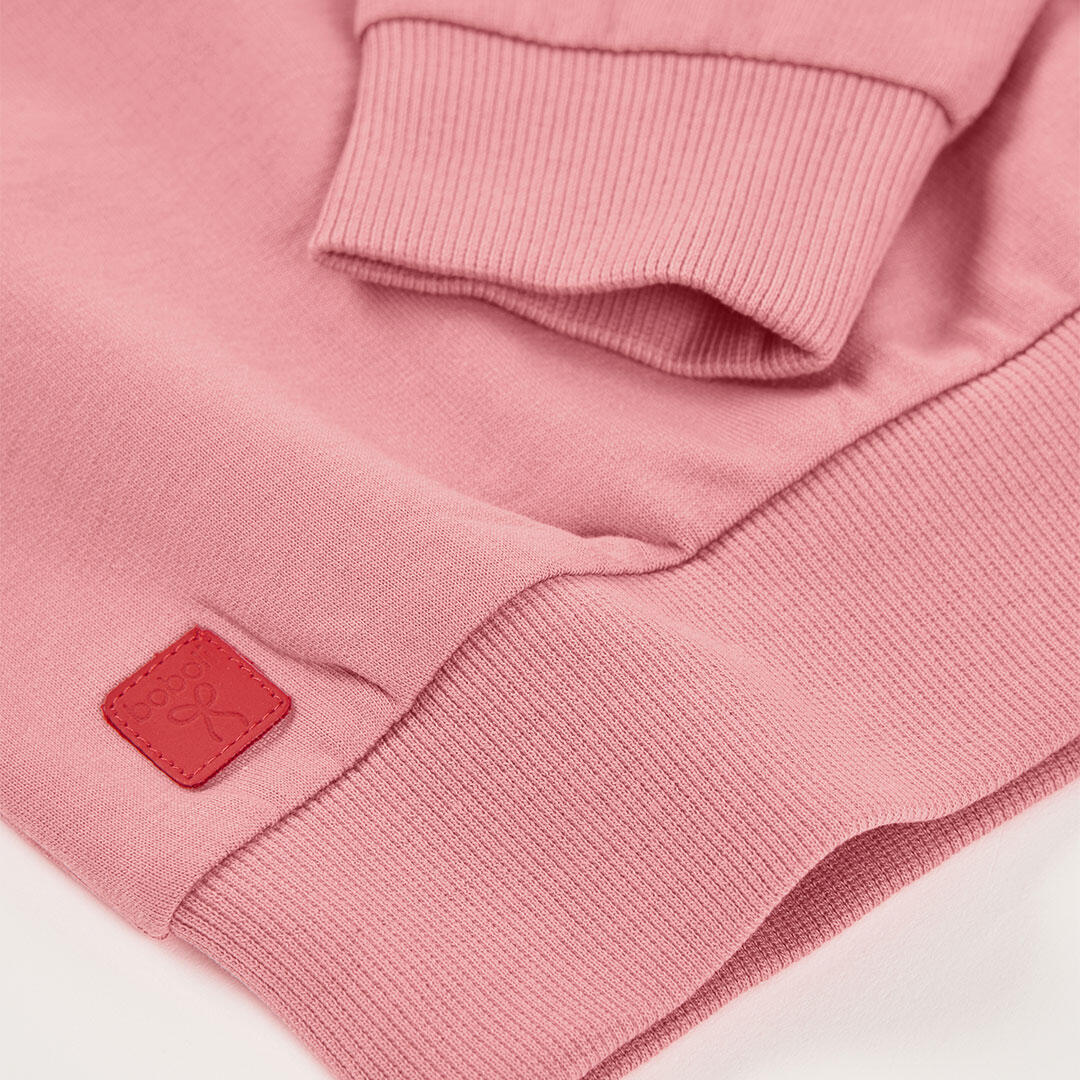 Sudadera de verano de gimnasia kids niña boboli salmón 4/4