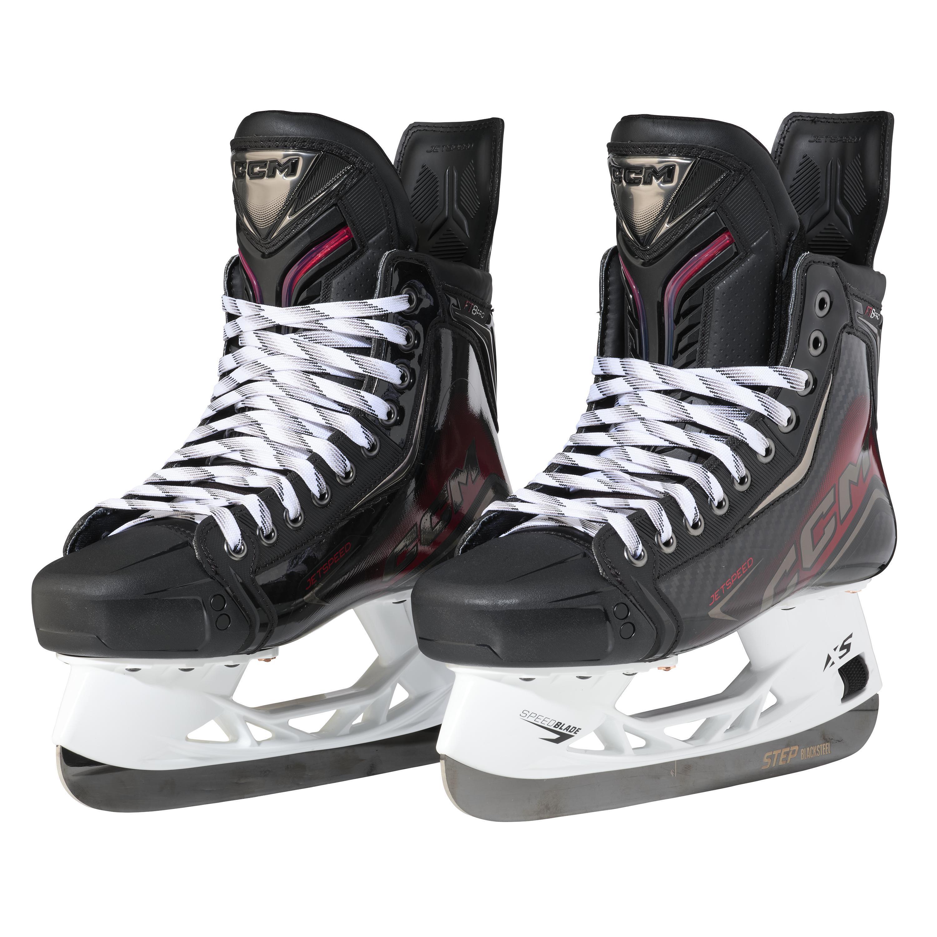 CCM JetSpeed ​​FT8 Pro Senior Eishockeyschuhe, zulaufend 3/5