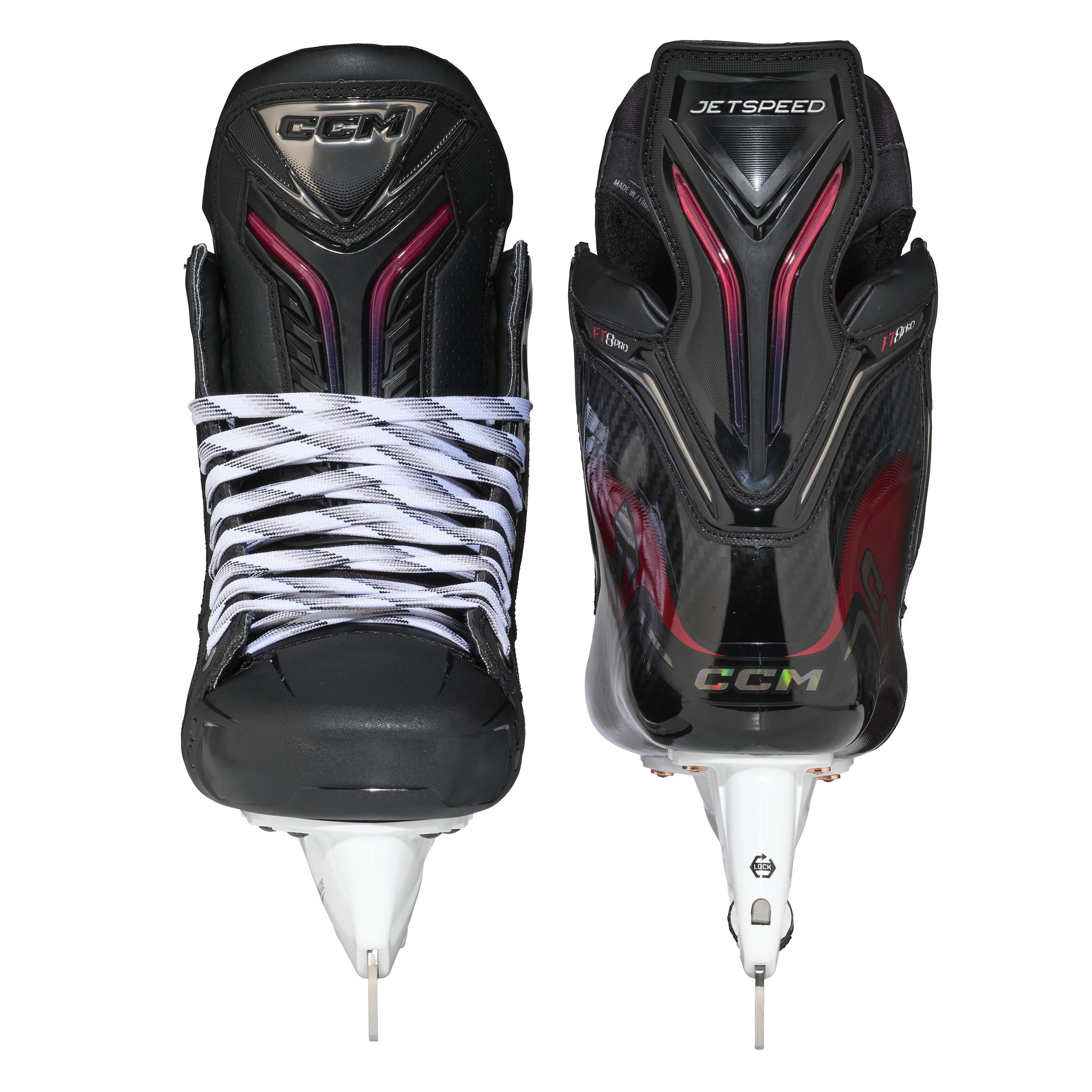 CCM JetSpeed ​​FT8 Pro Senior Eishockeyschuhe, zulaufend 5/5