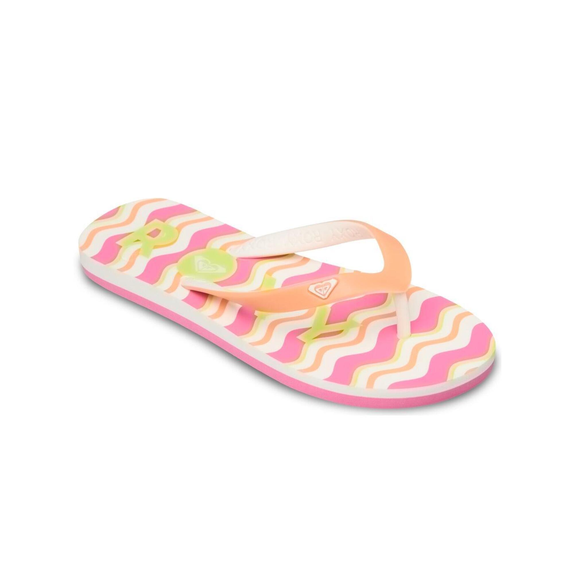 Roxy - Sandales Rg Tahiti Orange Fille - Sandales - Orange - Decathlon
