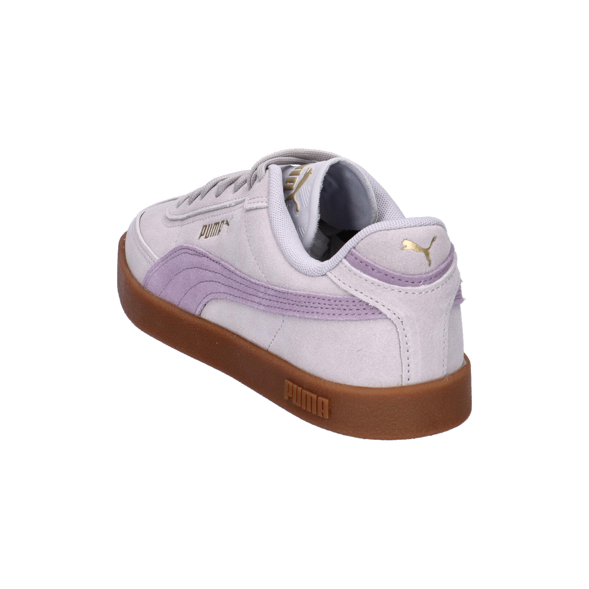 Puma Damen Club II Era Suede Sneaker 400717-28 Vibrant Silver-Lilac Luster 12/15