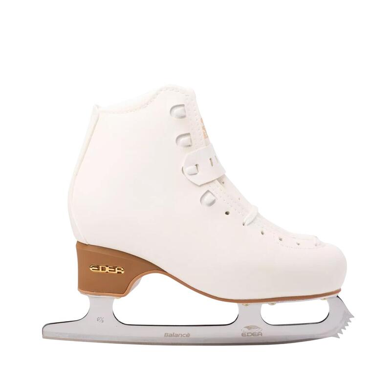 Patine de gheață EDEA TEMPO Ivory, set de lame BALANCE, lățime: C