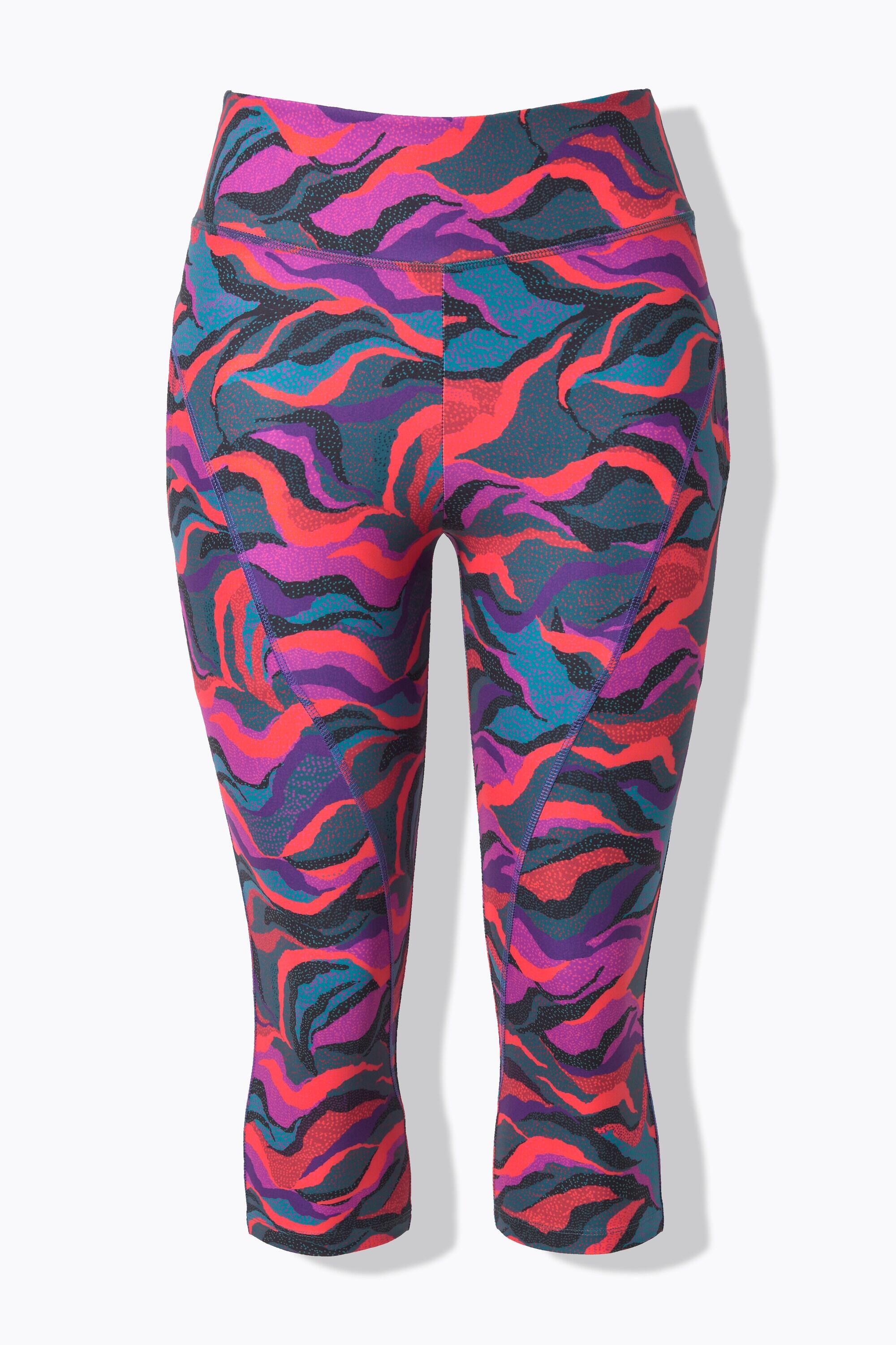 Dames 3/4-sportlegging thermojersey hoge taille gerecycled 6/6
