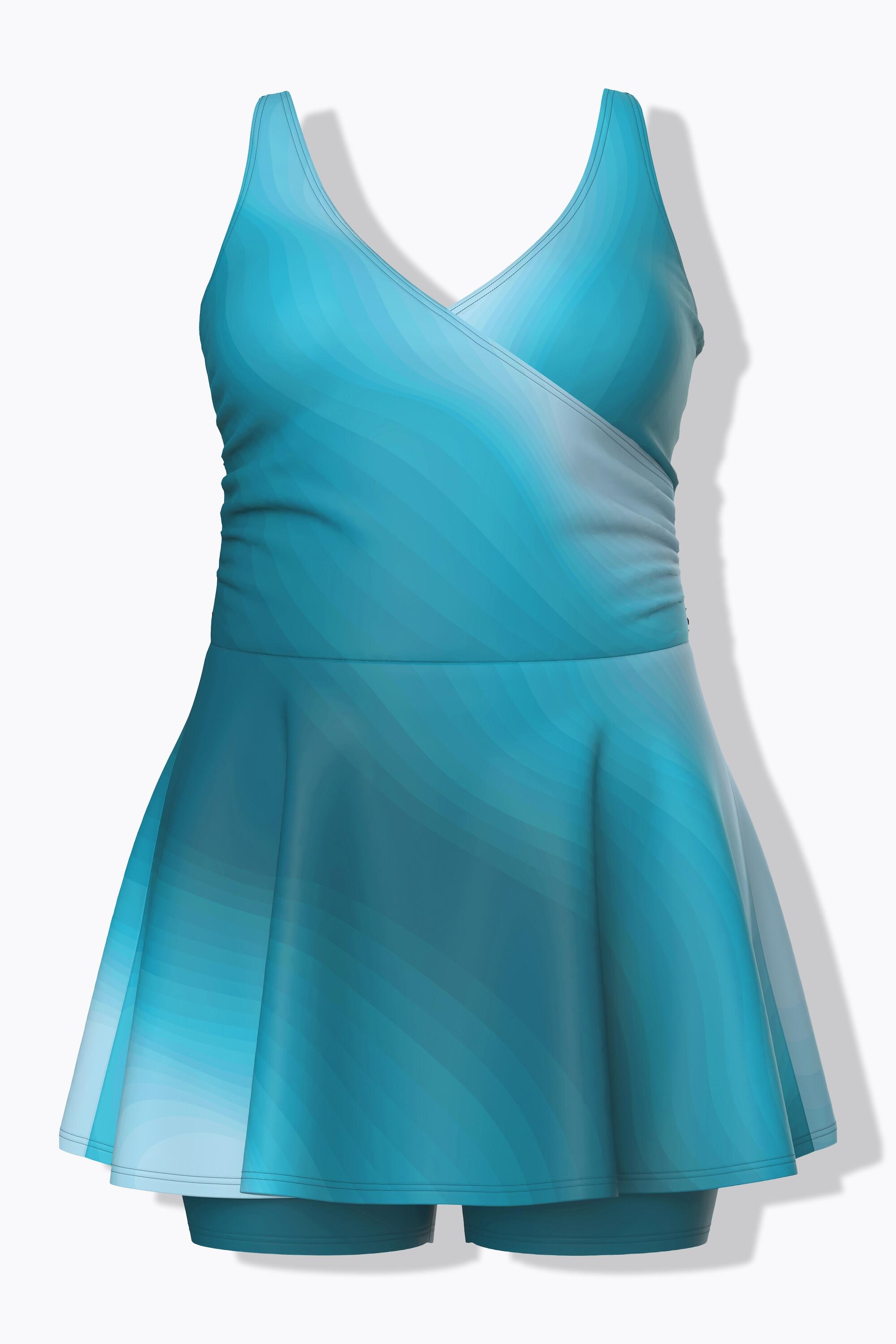 Femme Robe de bain avec bonnets souples et short 6/7