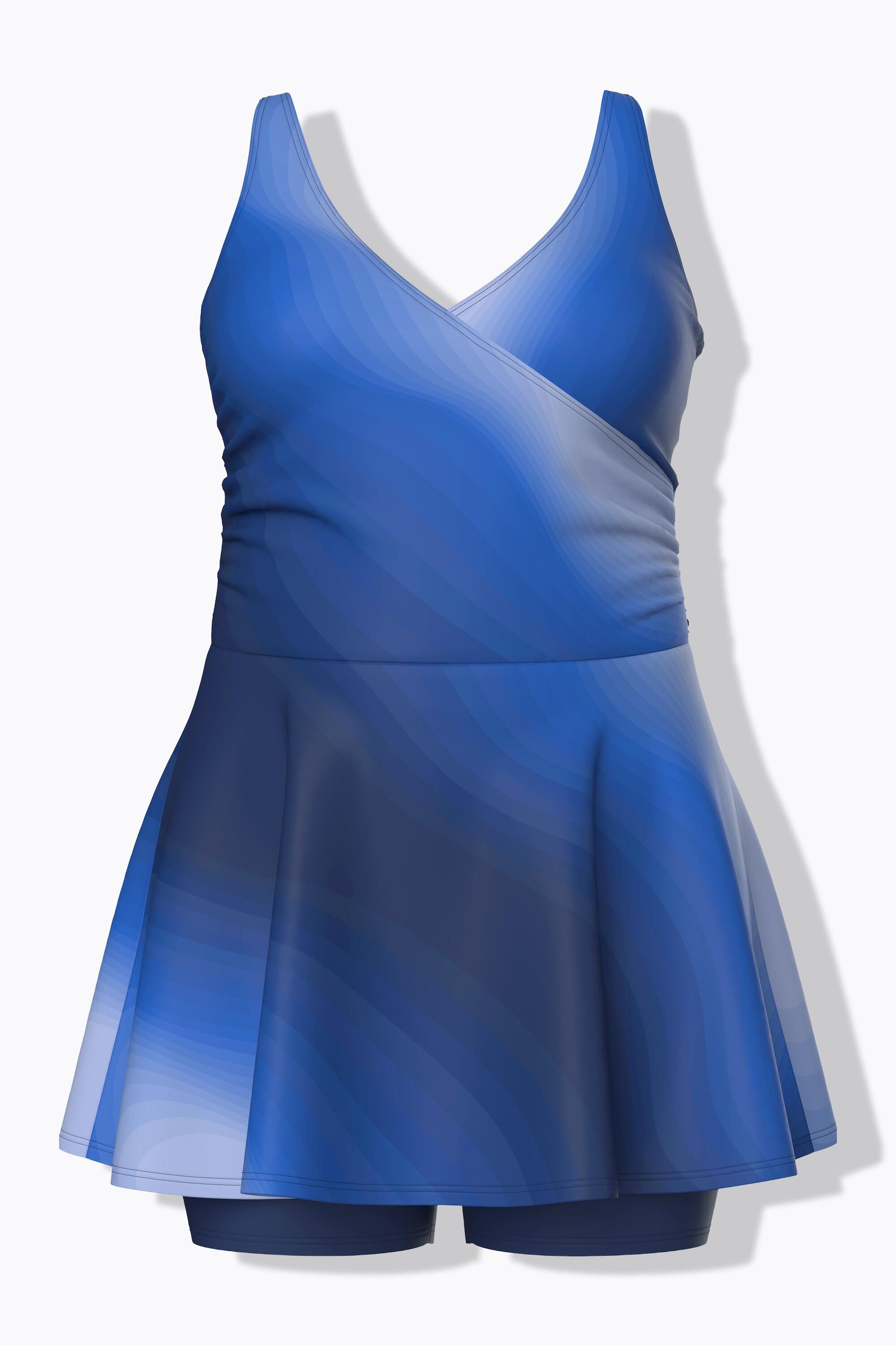 Femme Robe de bain avec bonnets souples et short 6/7